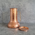 Copper Water Jug, Copper Jug, Handmade Copper Pitcher, Copper Water Jug, Water Storage Tumbler, Picher, Copper Carafe