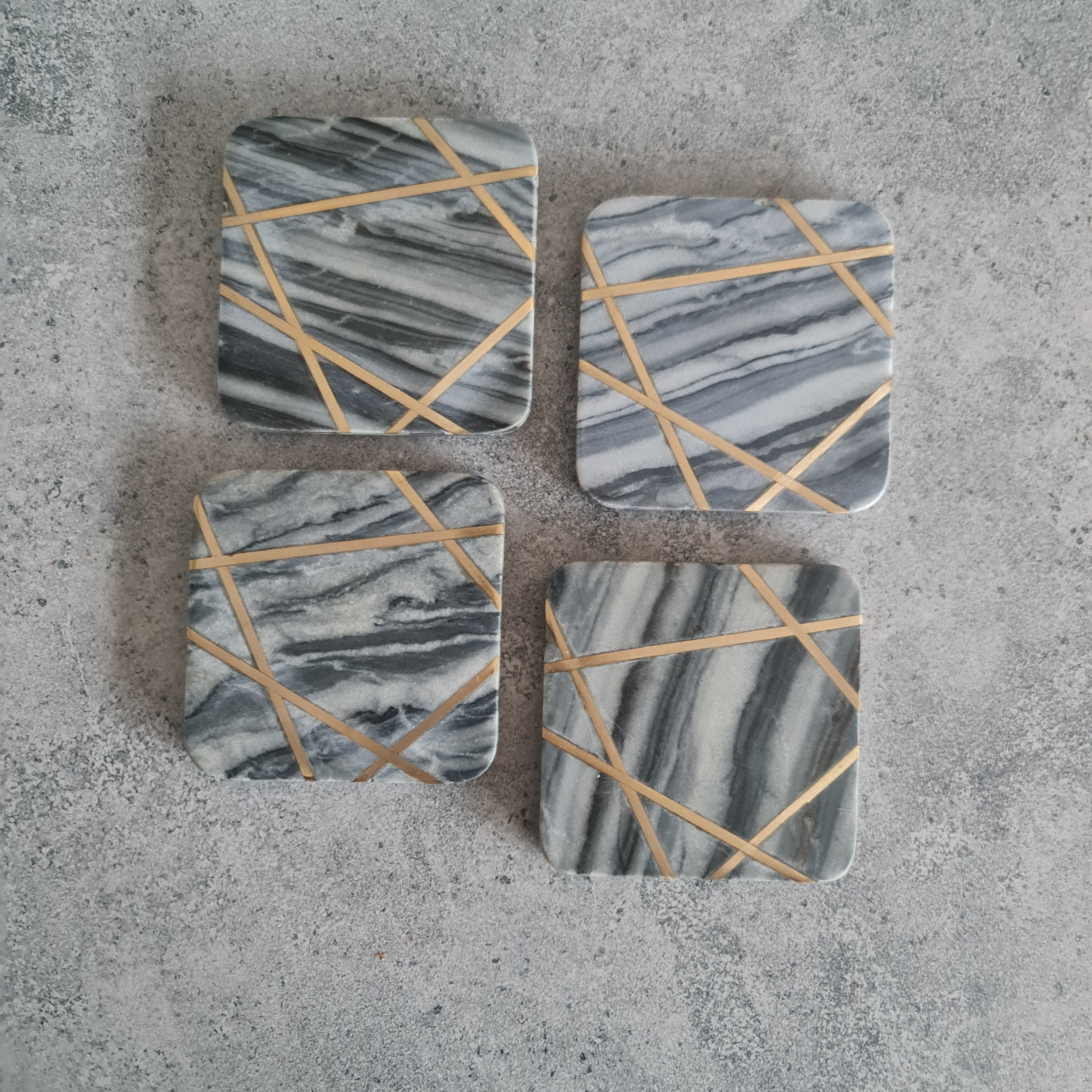 Marble drink Coaster, Coaster, Coaster Sets, Marble Coaster Barware Collection, Gift