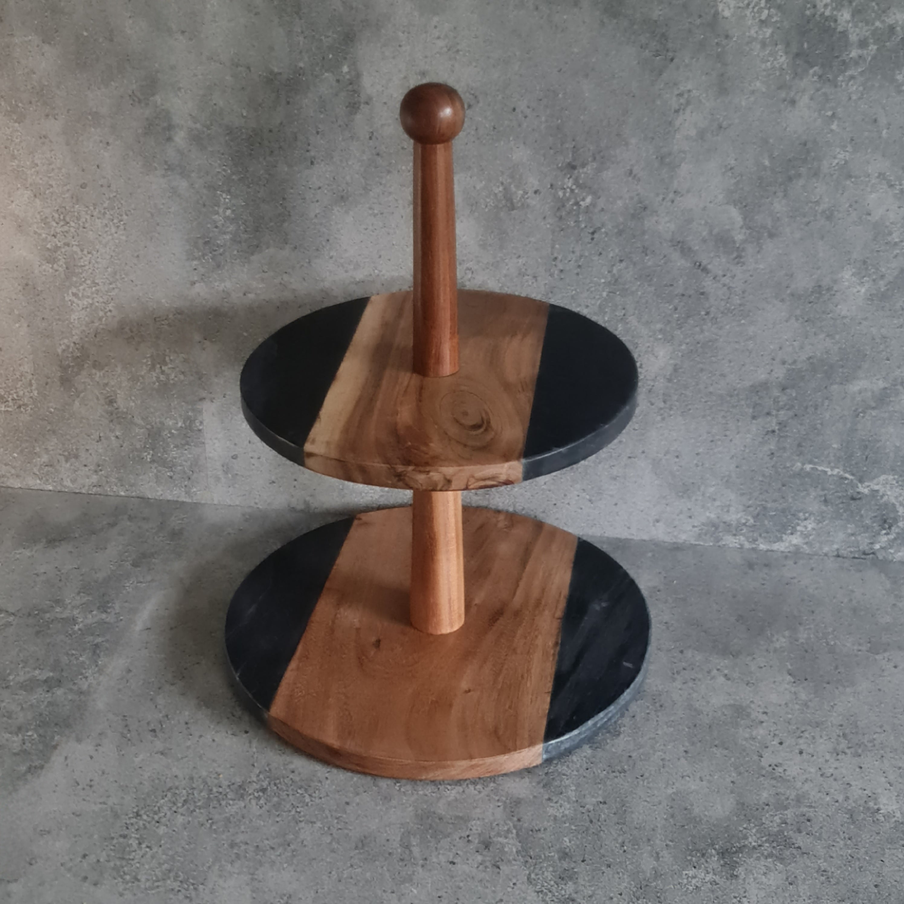 Marble Serving Stand, 2 tier Serving Board, Cake Stand , Food Stand