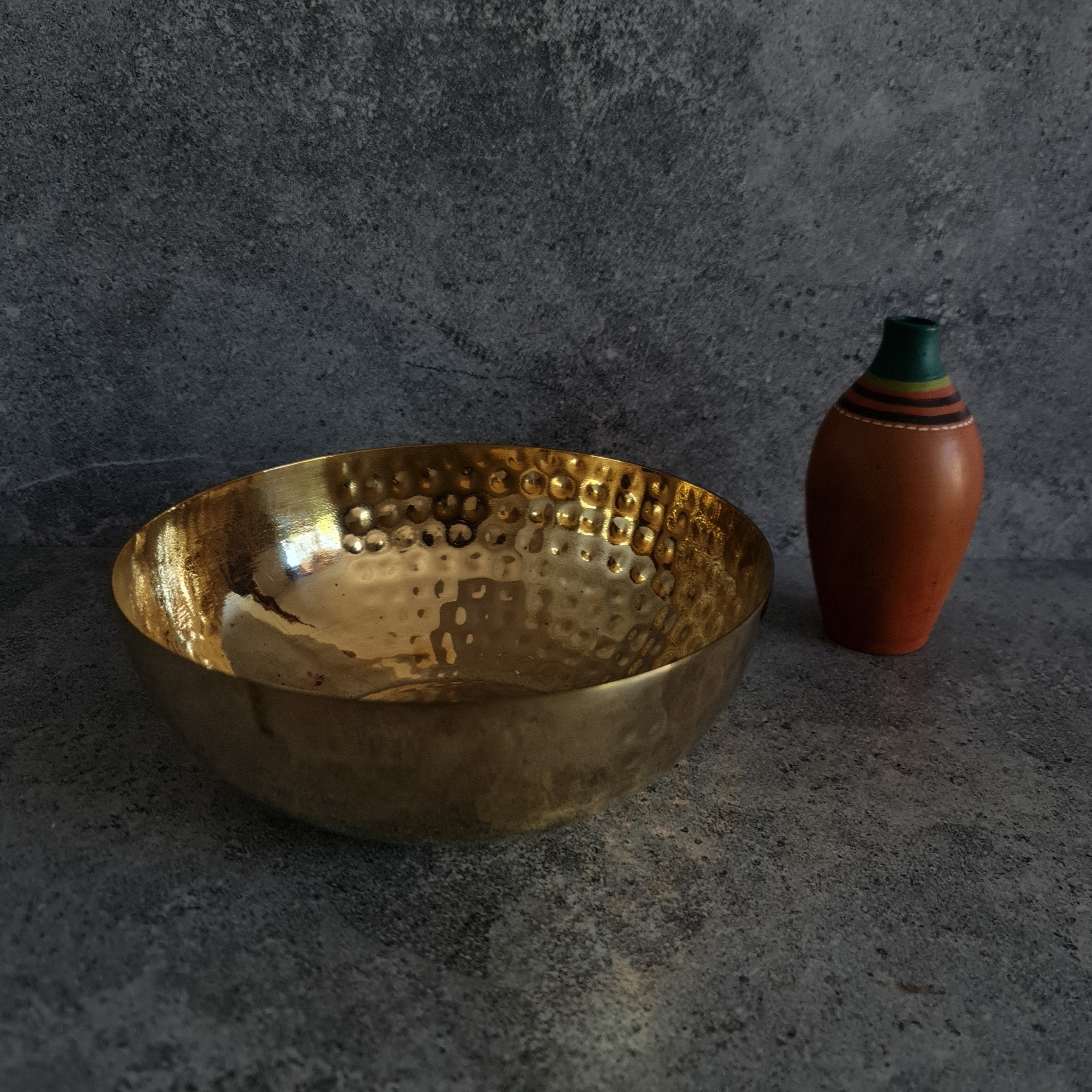 Serving Bowl, Fruit Bowl, Barware Collections, Brass Bowl, Decorative Bowl, Hammered Bowl, Home Decor, Bowl