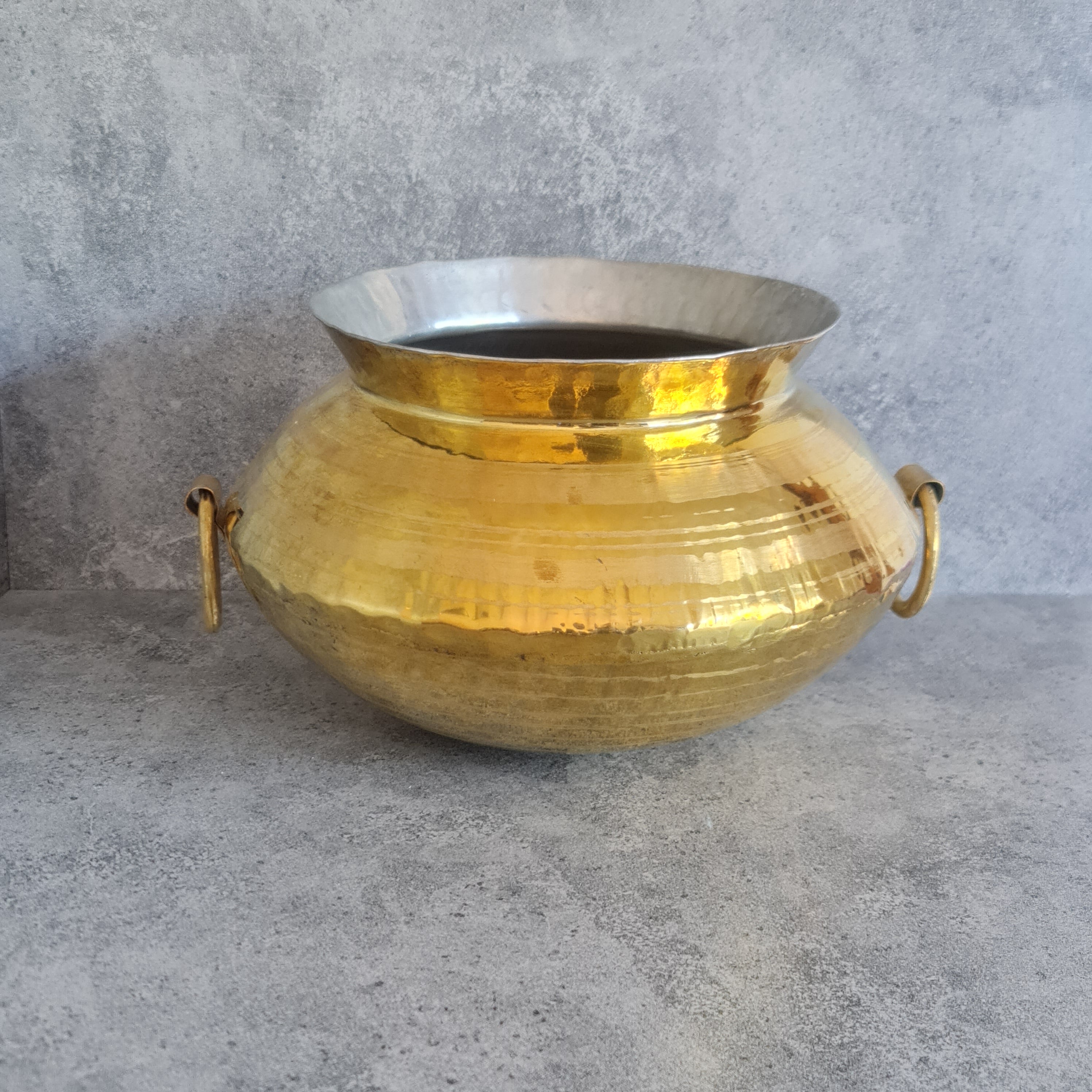 Brass Planter, Brass Pot Planter, Home Decor, Pot, Cooking Pot, Cookware