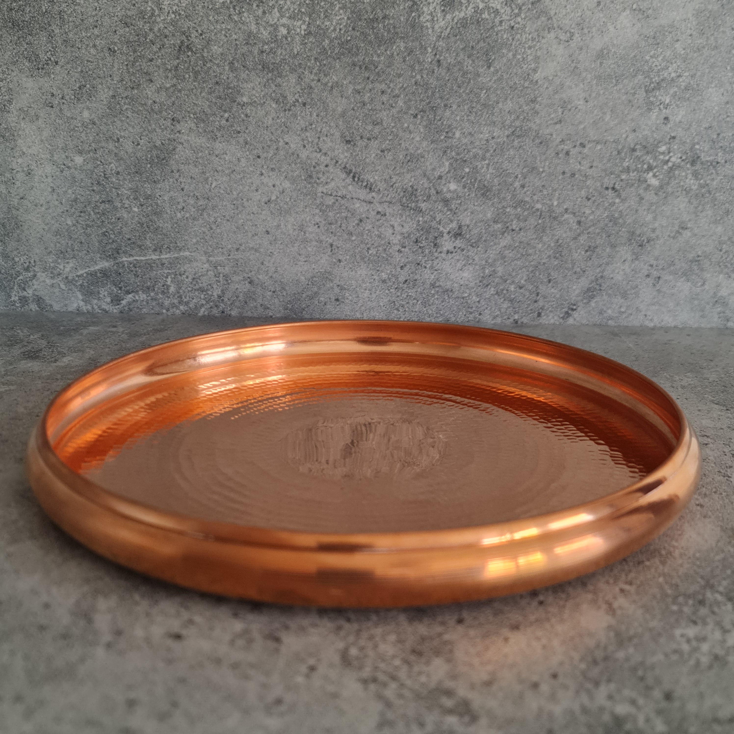 Copper Platter, Copper Plate, Copper decorative Plate, Serving Plate, Hammered Plate, Tray