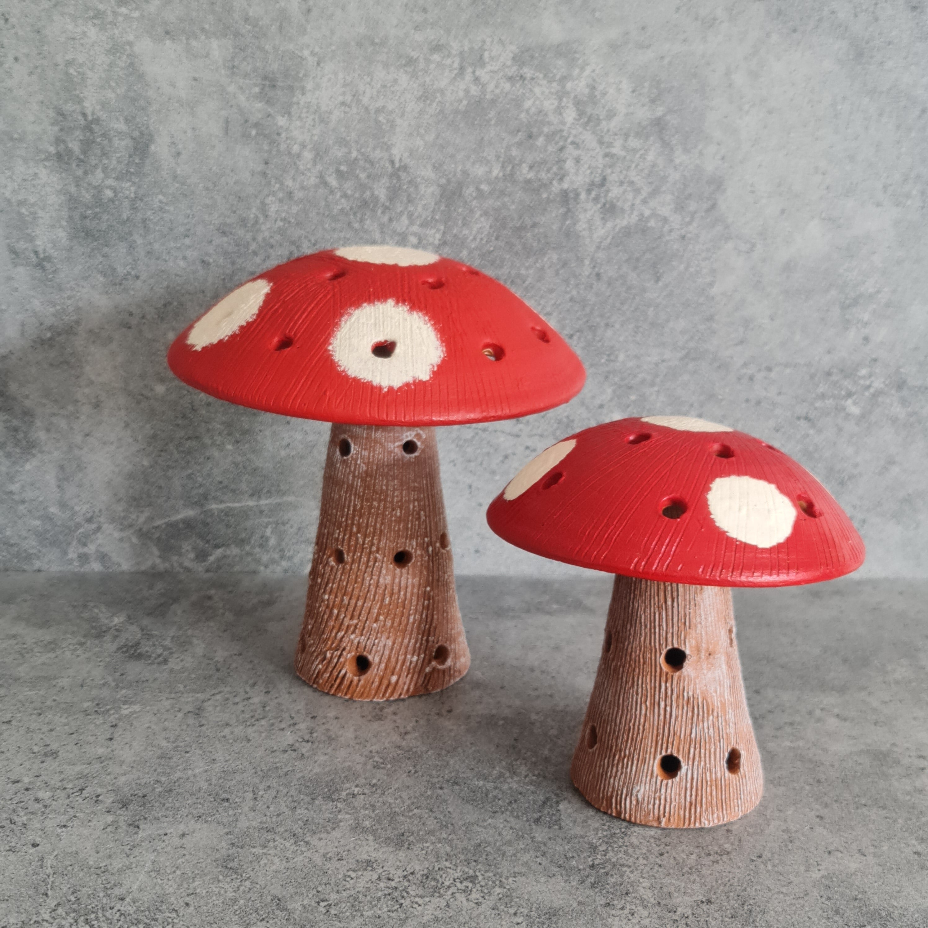 Terracotta Mushroom Showpiece, Terracotta Decor Piece, Terracotta Home Decor, Garden Decor