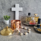 Curio Copper Canister, Jewelry  Box,  Copper Trinket Box
