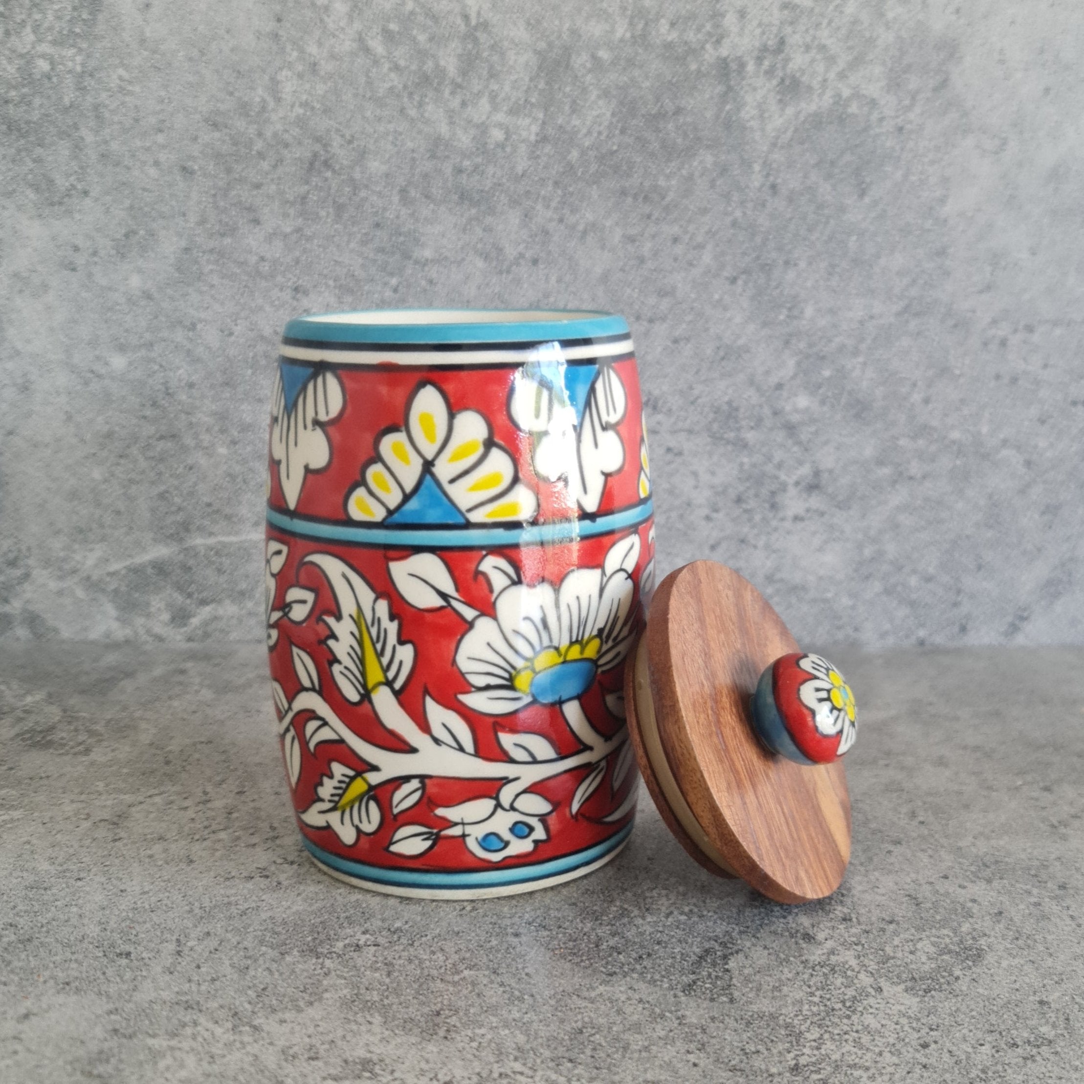 Ceramic Canister, Ceramic Jar, Handmade Canister