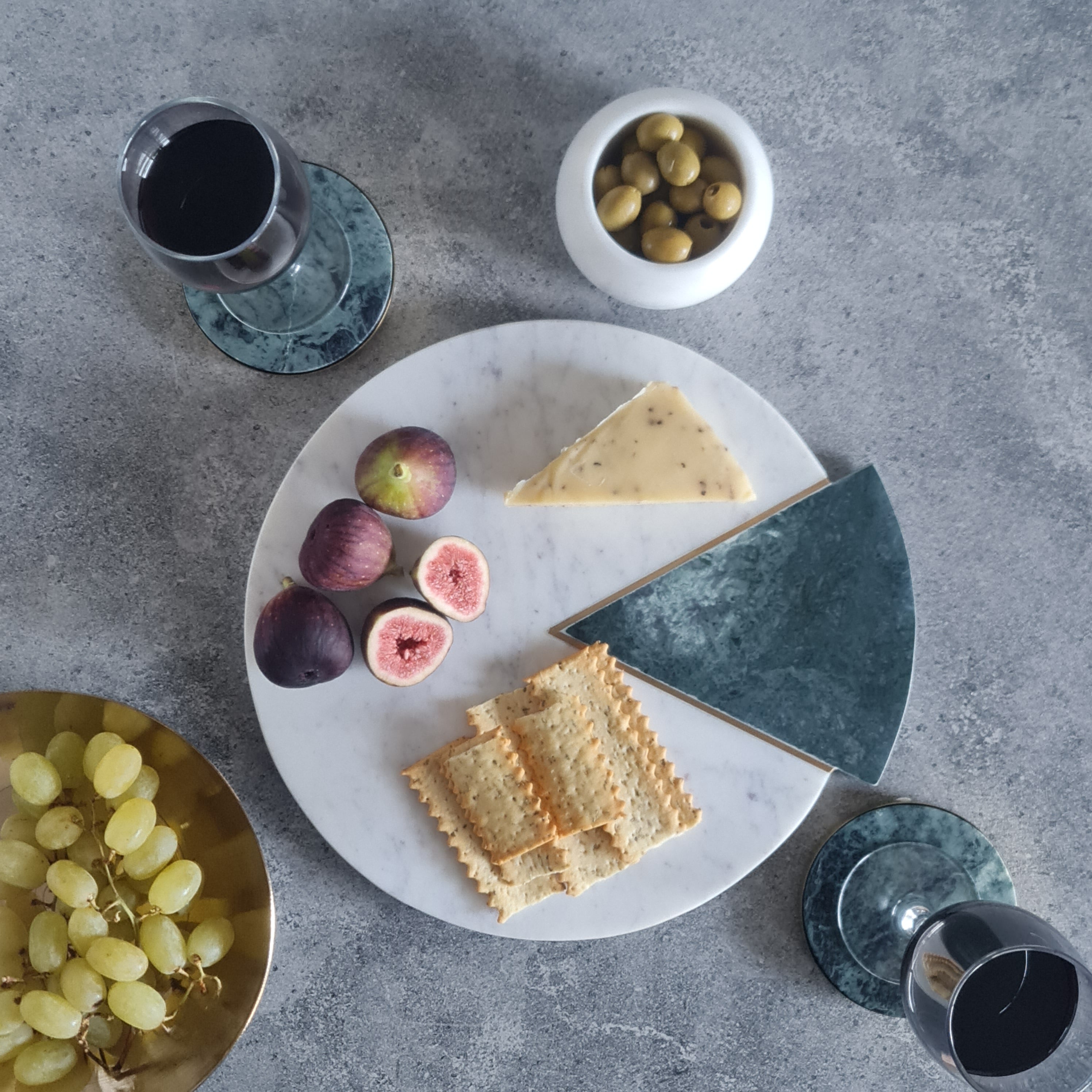 Cheese Board, Serving Board, Marble Cheese Board