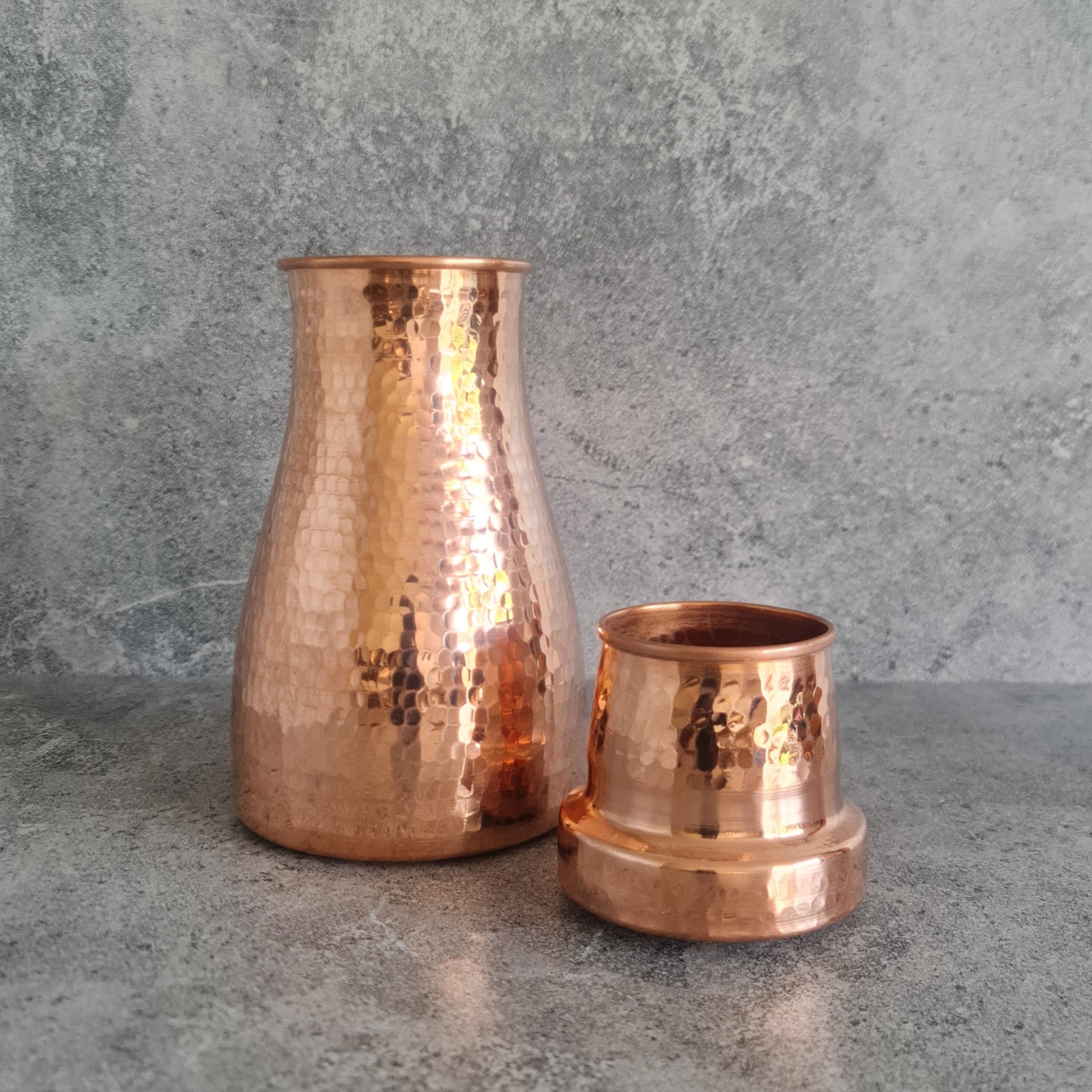 Copper Water Bottle, Copper Jug, Copper Carafe, Copper Pitcher, Copper Water Jug, Water Storage Tumbler, Picher