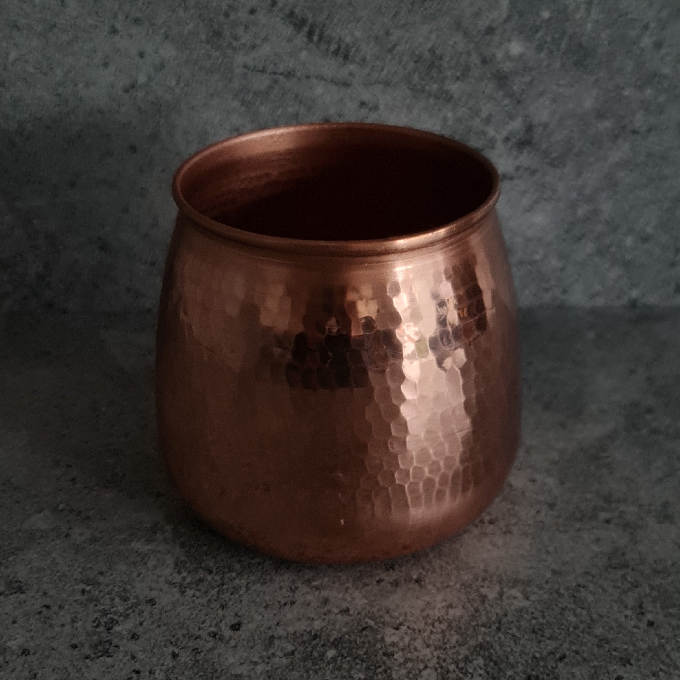Copper Hammered Vase, Home decor