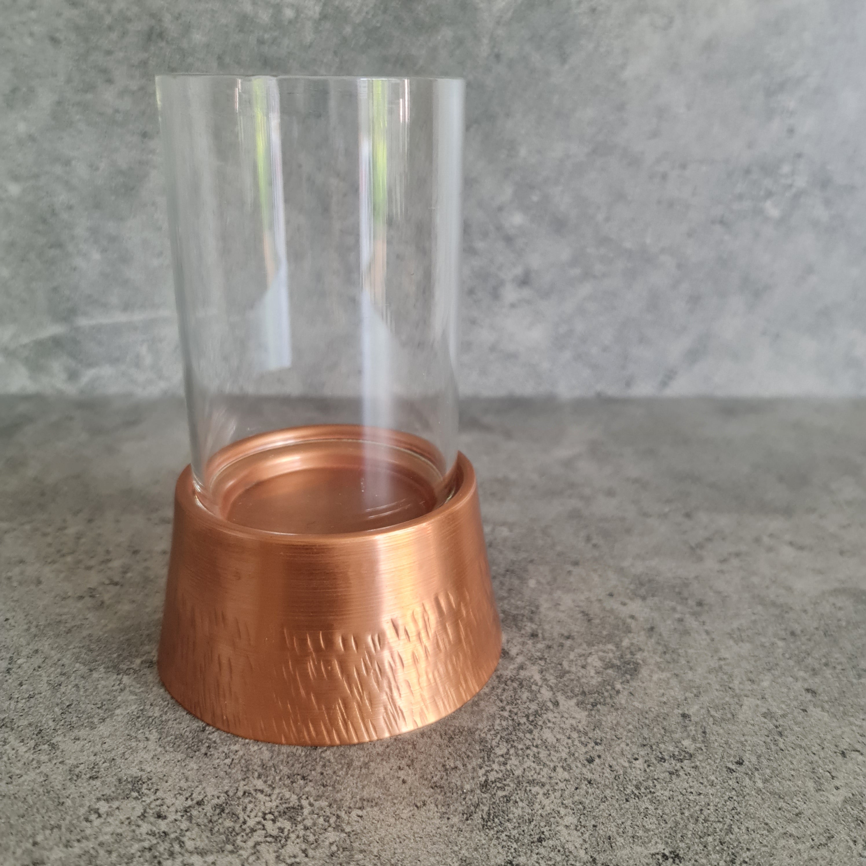 Hurricane Candle Stand, Copper Candle Stand, Home Decor