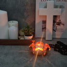 Lotus Tealight Candle Holder, Tealight Candle Holder, Copper Tealight Candle Holder, Handmade Tealight Candle Holder, Home decor