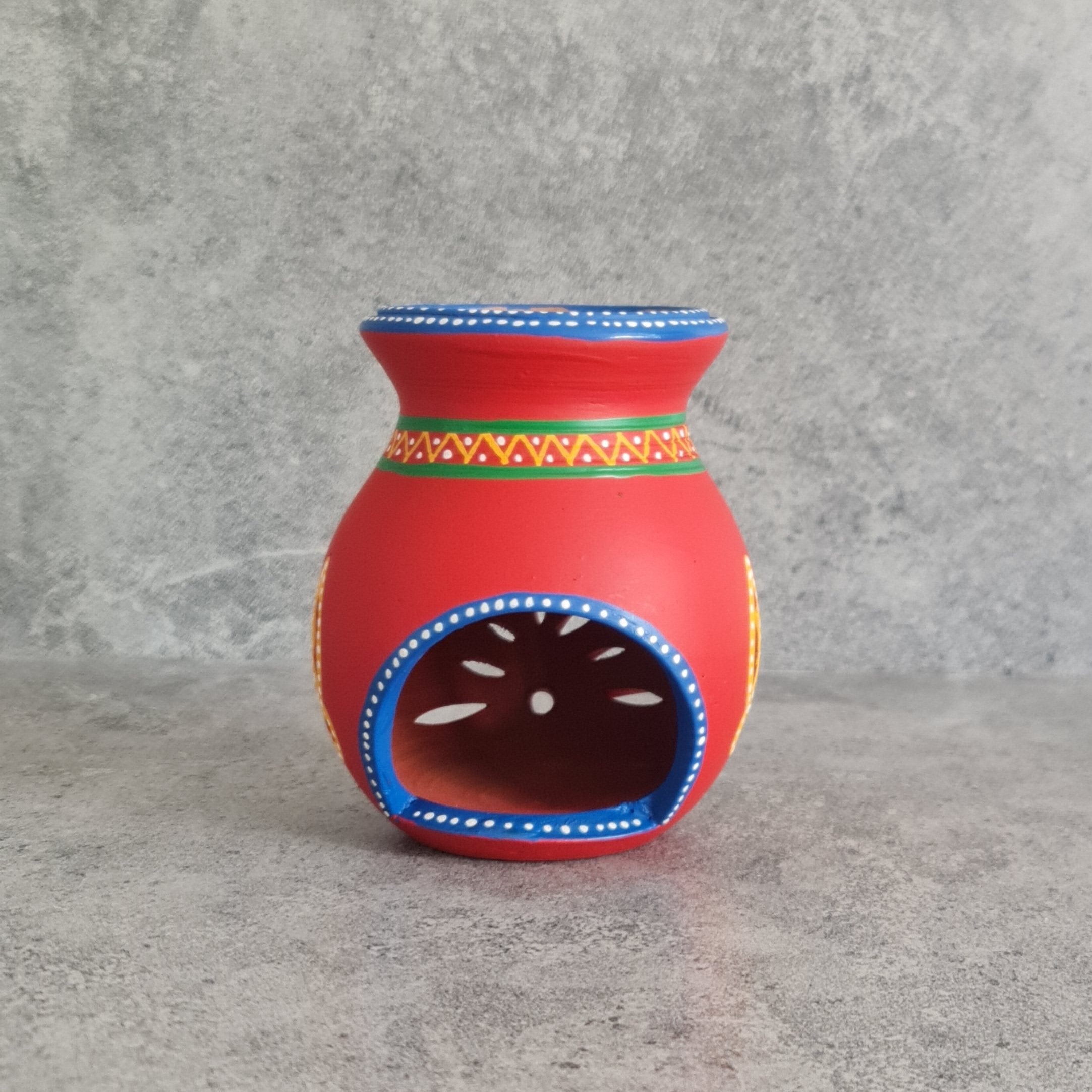 Tea Light Holder, Home decor, Diffuser, Aromatic Diffuser, Terracotta Tea Light Holder & Diffuser