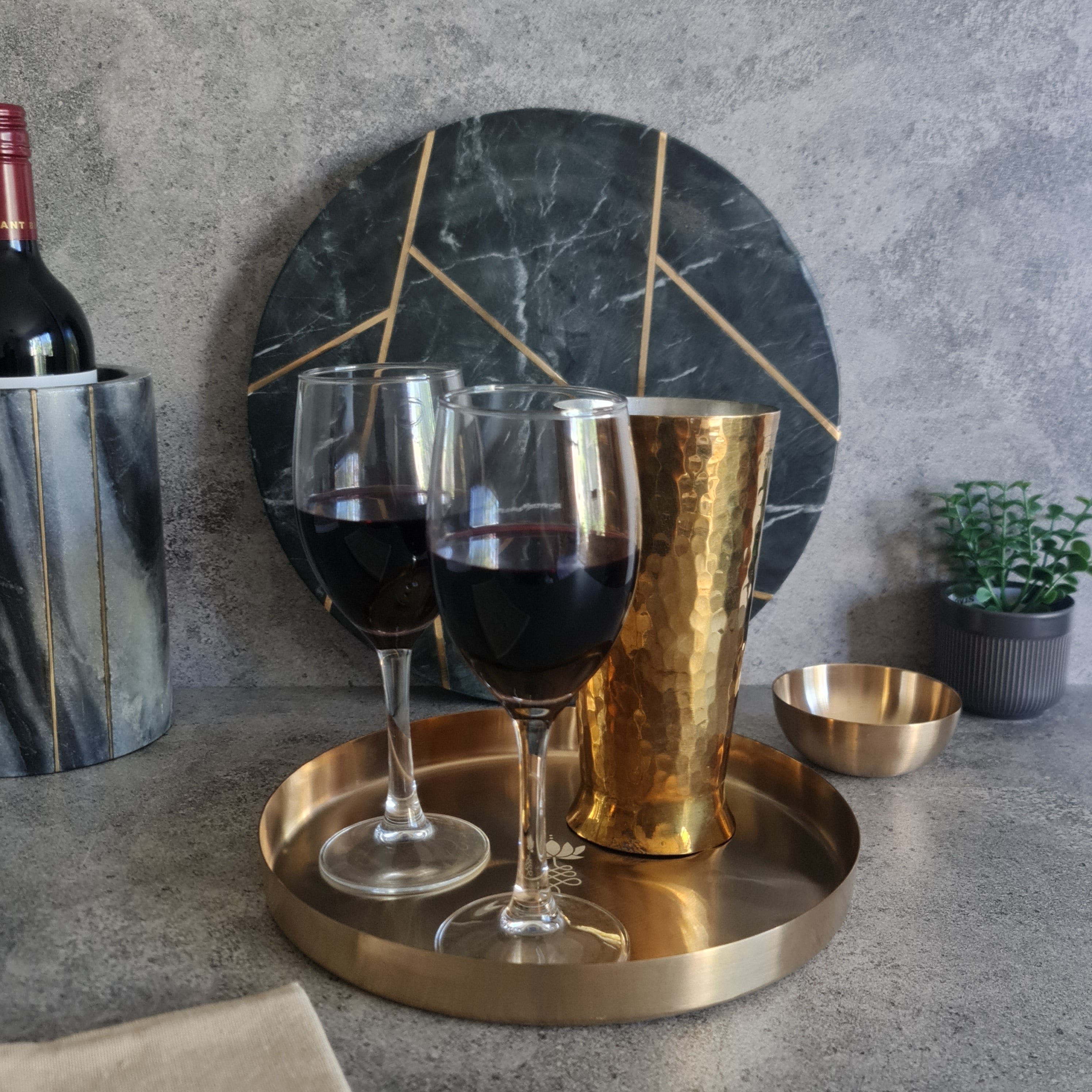 Kansa Platter, Kansa Plate, Kansa decorative Plate, Serving Plate, Kansa Tray, Home Decor, Barware