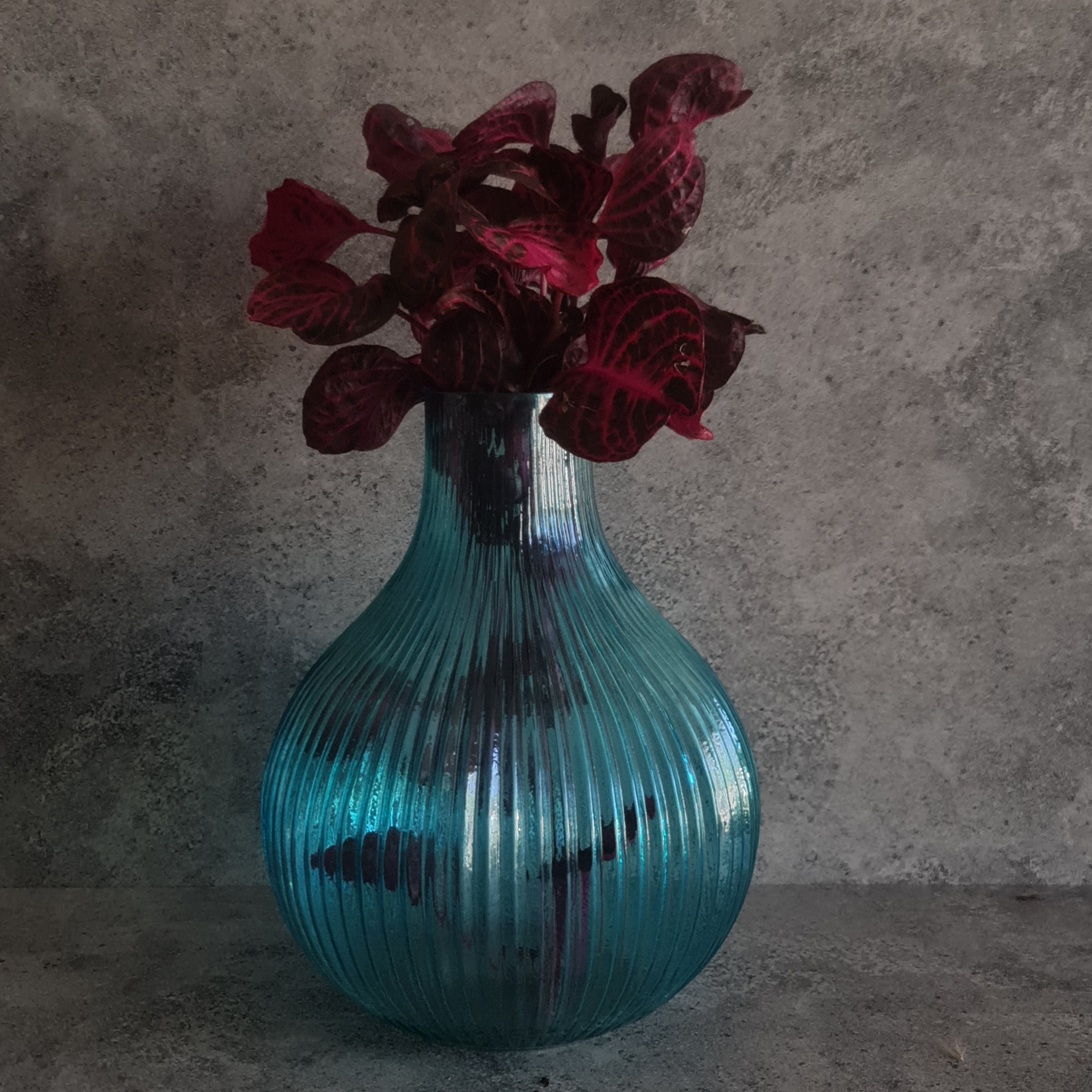 Handcrafted Glass Vase, Home Decor