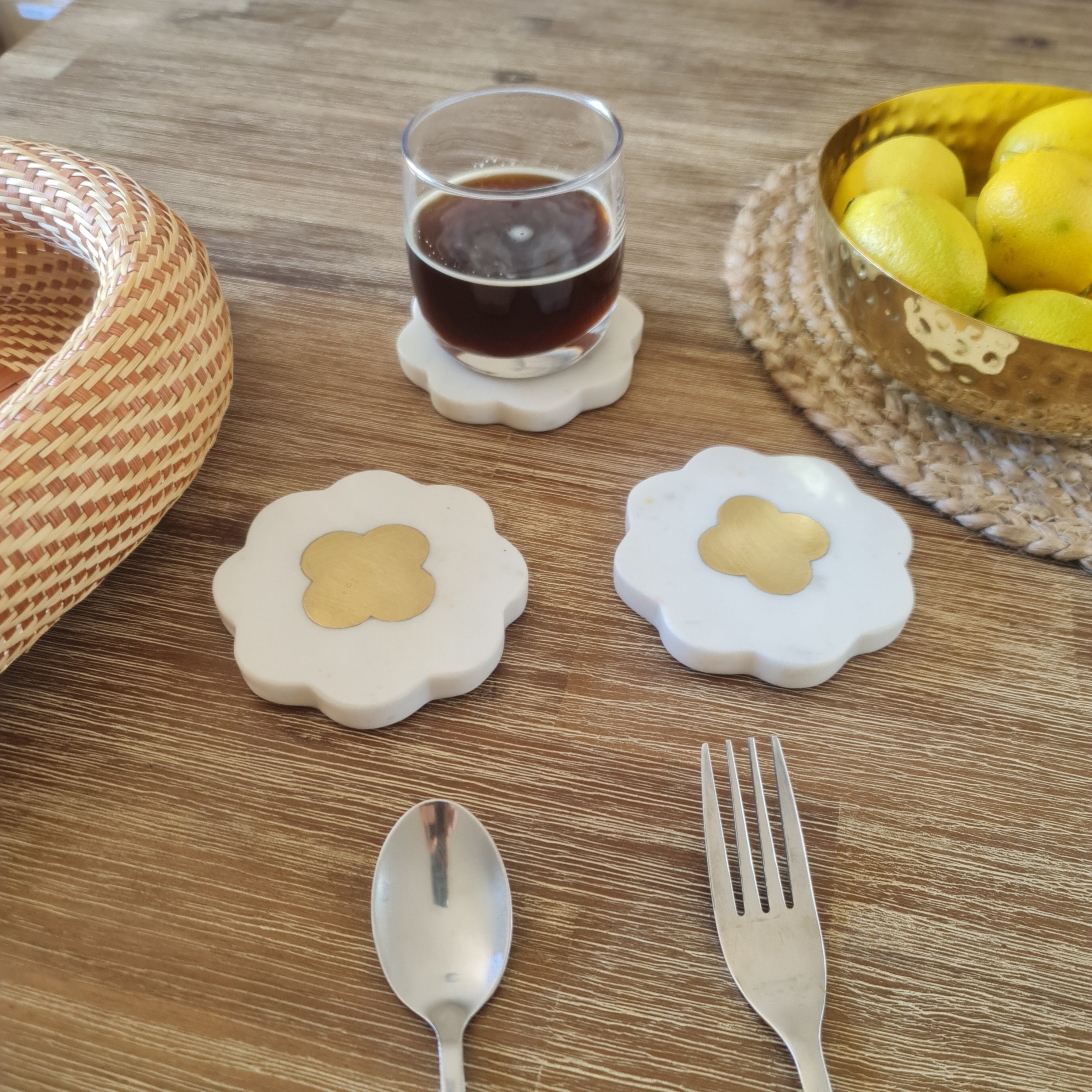 Marble drink Coaster, Coaster, Coaster Sets, Marble Coaster Barware Collection, Gift