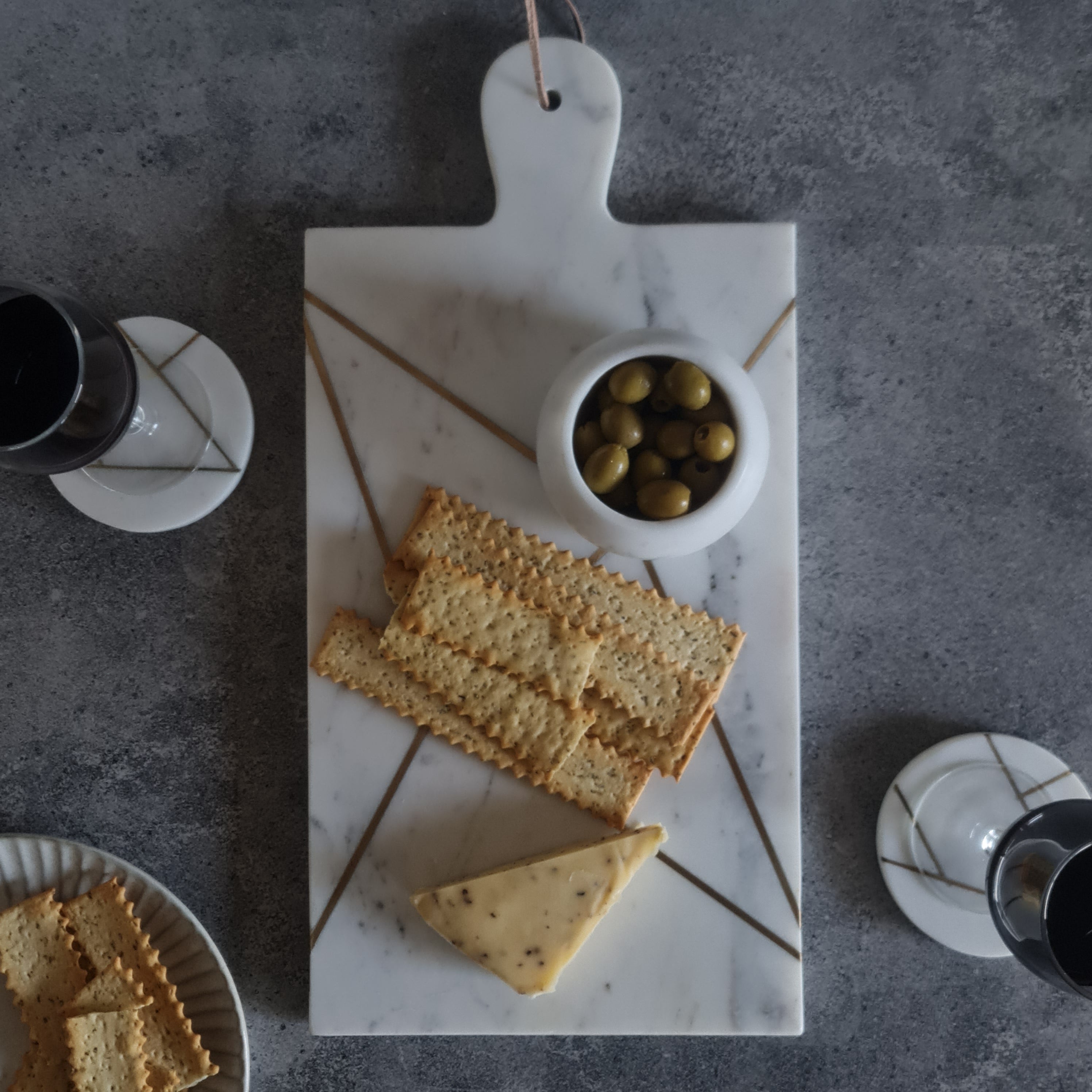 Cheese Board, Serving Board, Marble Cheese Board