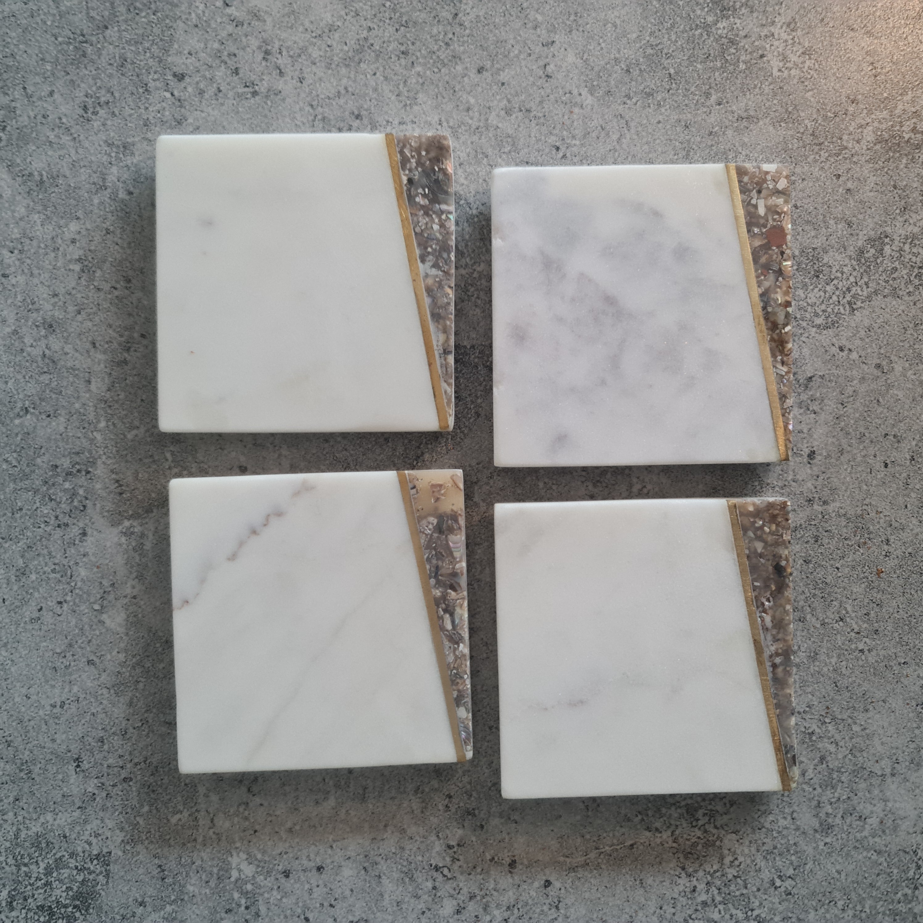 Marble drink Coaster, Coaster, Coaster Sets, Marble Coaster Barware Collection, Gift