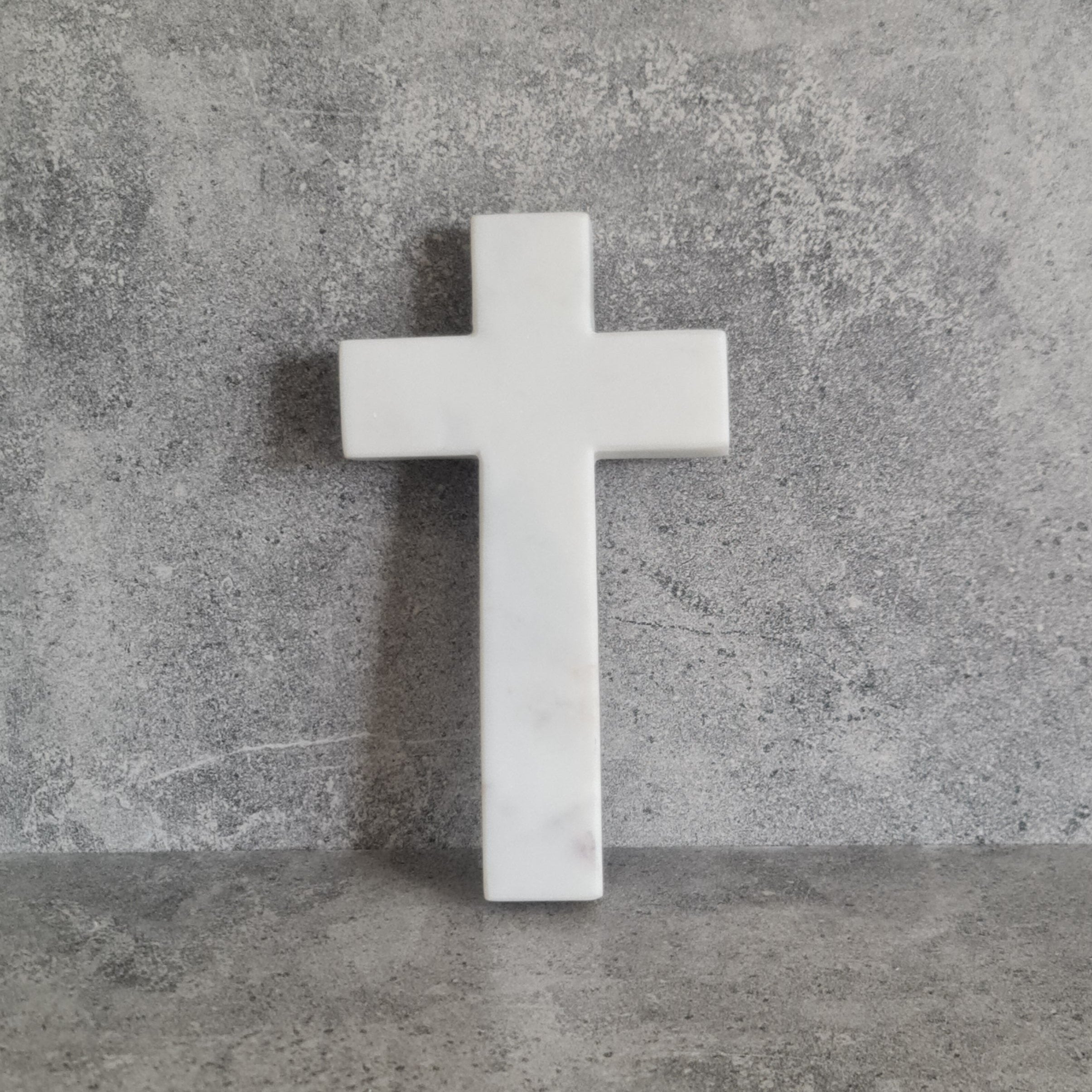 Marble Cross Decor, Home Decor Piece, Marble Cross Home Decor, Figurine