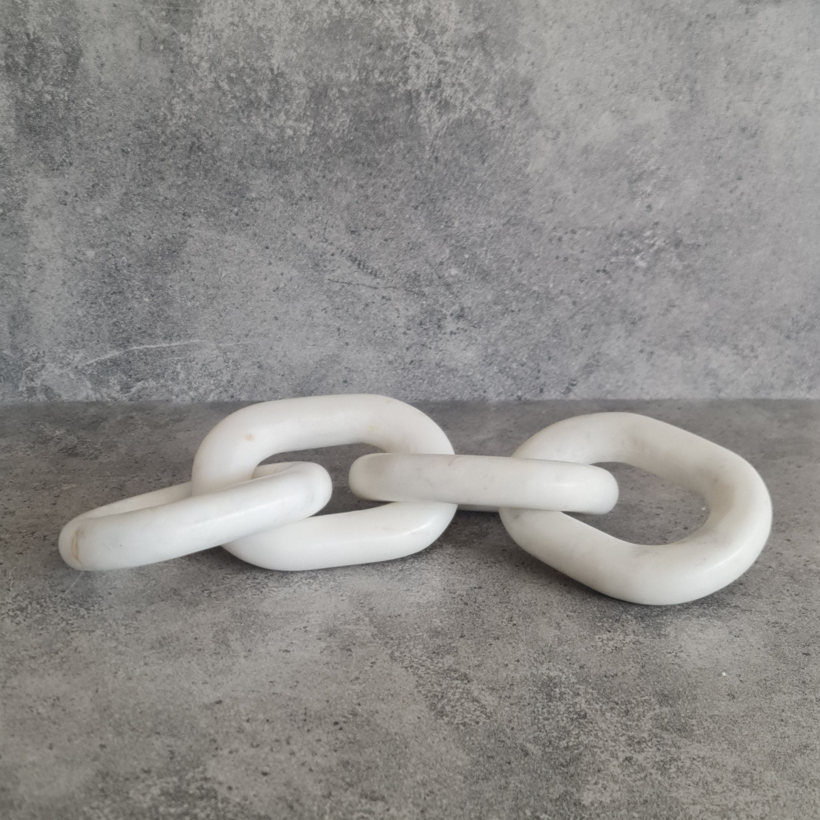 Marble Chain Decor, Home Decor Piece, Marble Chain Home Decor, Figurine