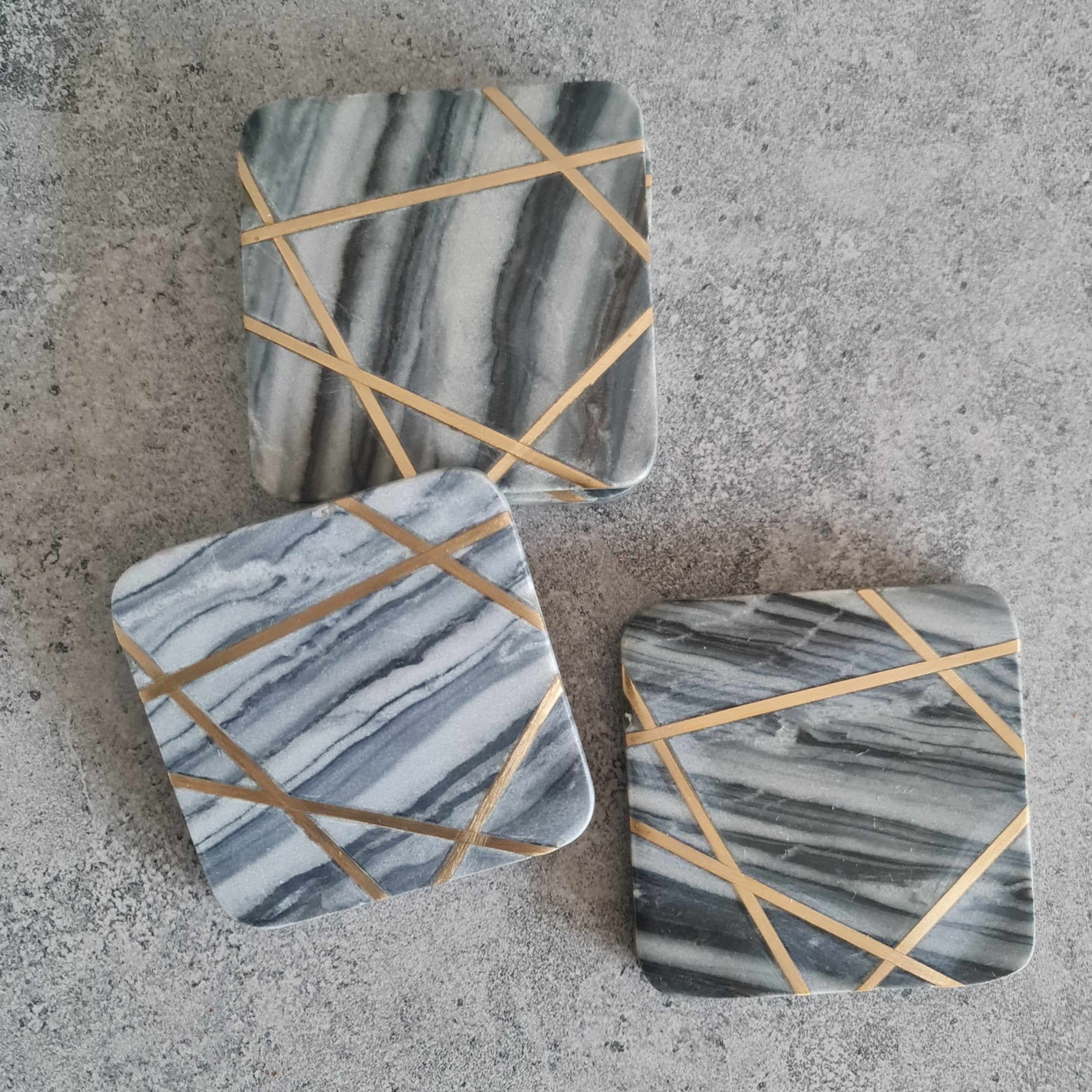 Marble drink Coaster, Coaster, Coaster Sets, Marble Coaster Barware Collection, Gift