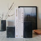 Black Marble Solid Bookend