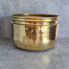 Brass Planter, Brass Hammered Planter, Home Decor