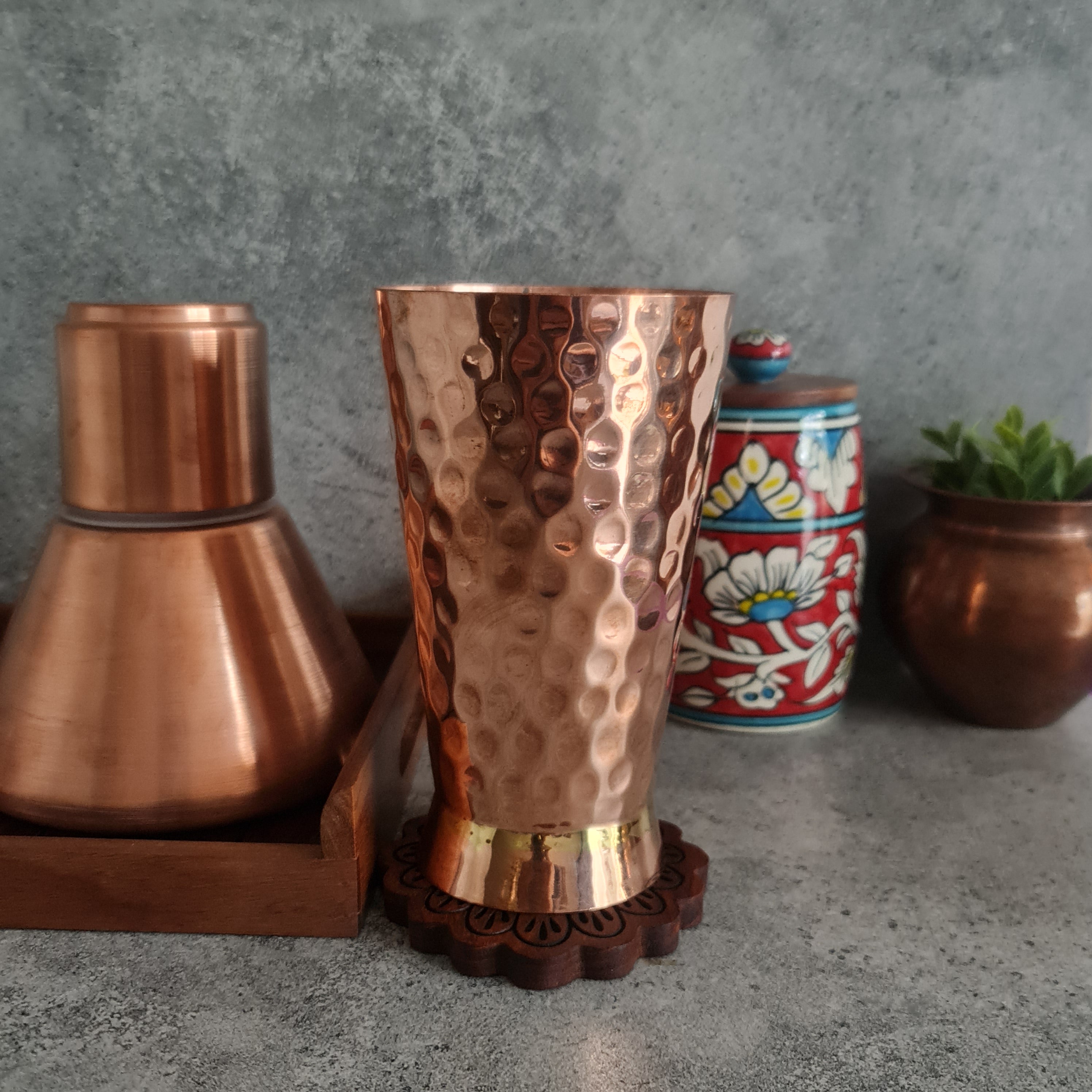 Copper glass, copper cup, copper mug, Copper Cocktail glass, Hammered Copper Water Tumbler, Water Mug,  Barware Collection, Water storage , Handcrafted Copper Mug, Cocktail Glass, Tumbler, Decor