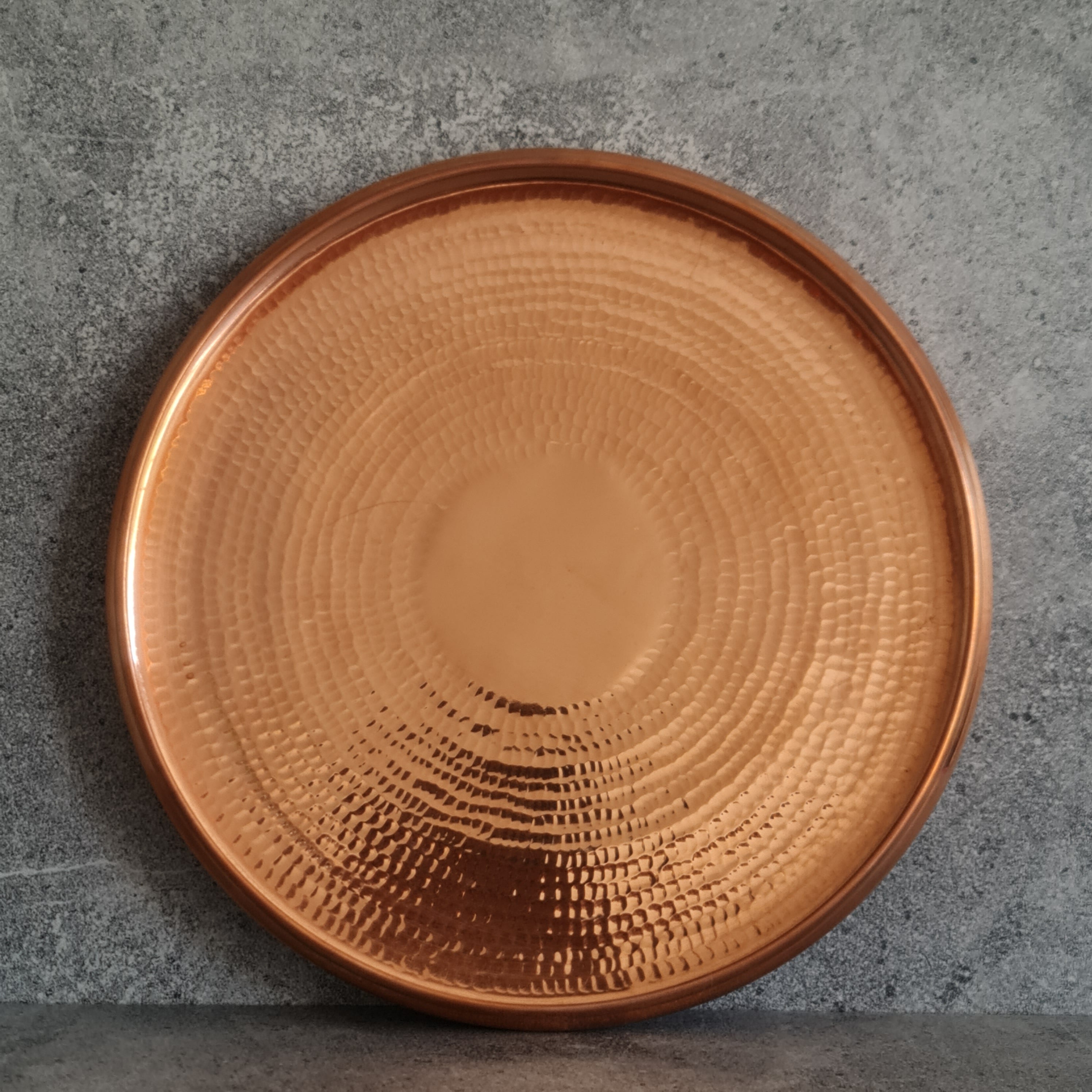 Copper Platter, Copper Plate, Copper decorative Plate, Serving Plate, Hammered Plate, Tray