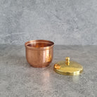 Copper Trinket Box, Jewelry Box, Canister