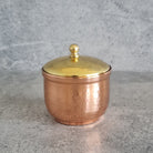 Copper Trinket Box, Jewelry Box, Canister