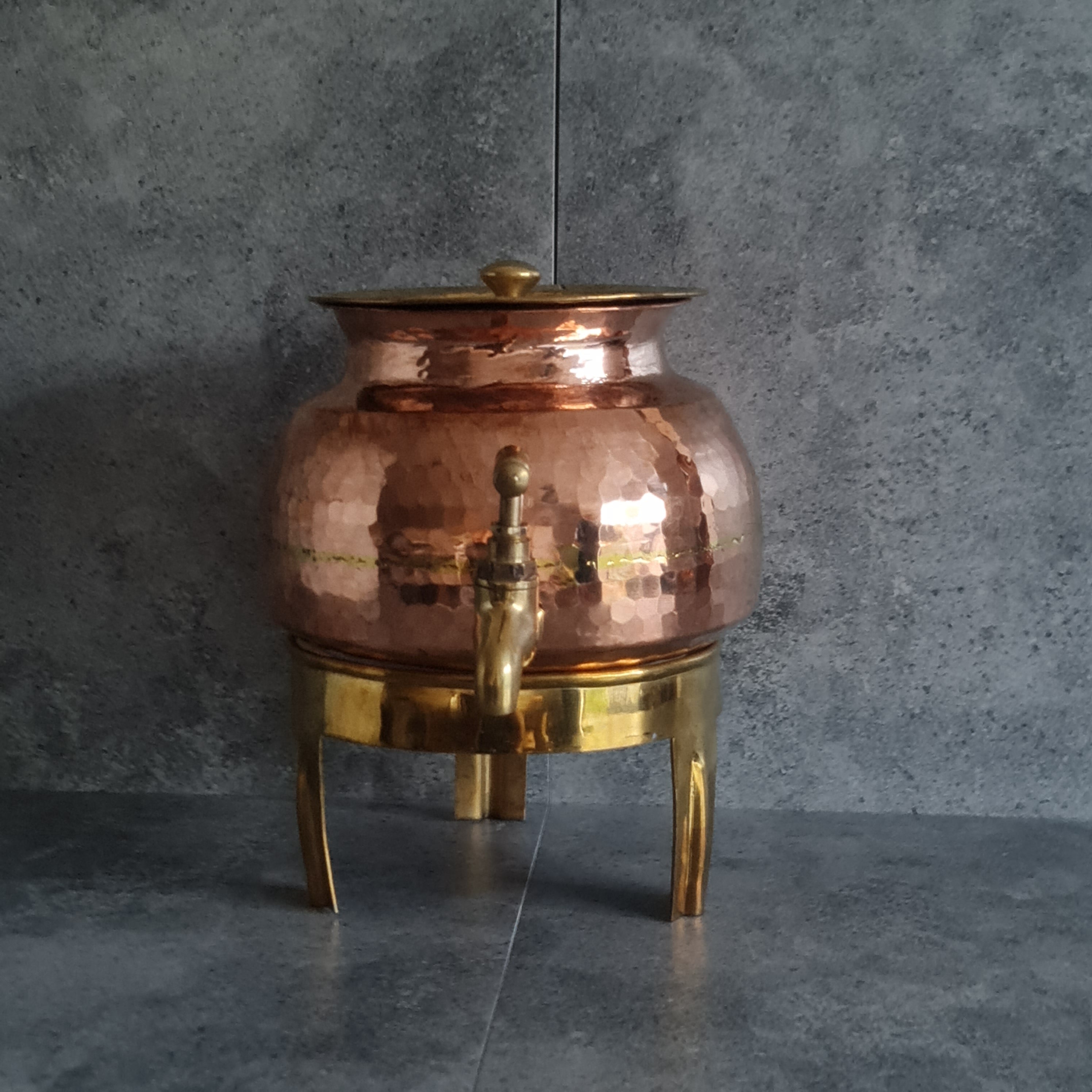 Copper Water Dispenser, Copper water Jug, Copper Jug,Copper Water Storage, Copper Water Pitcher, Copper Water Dispenser