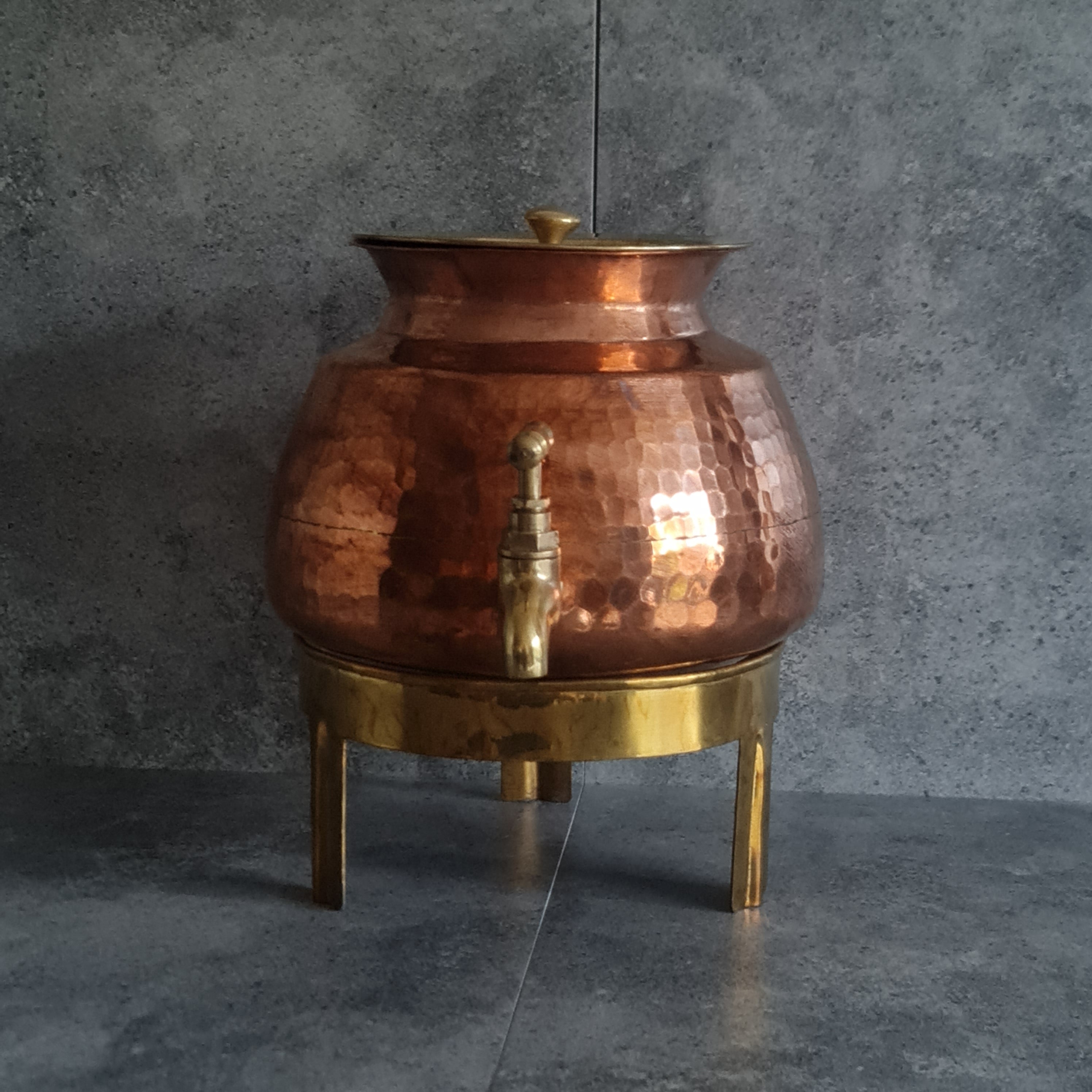 Copper Water Dispenser, Copper water Jug, Copper Jug, Copper Water Storage, Copper Water Pitcher, Copper Water Dispenser