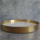 White Marble Tray, White Marble Decorative tray, White Marble Tray with Brass Ring