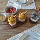 Dip Jar with Tray, Dip Bowl, Dip Jar, Ceramic Dip Jar, Ceramic Dip Bowl