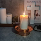 Halo Candle Stand, Copper Candle Stand, Home Decor