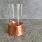 Hurricane Candle Stand, Copper Candle Stand, Home Decor