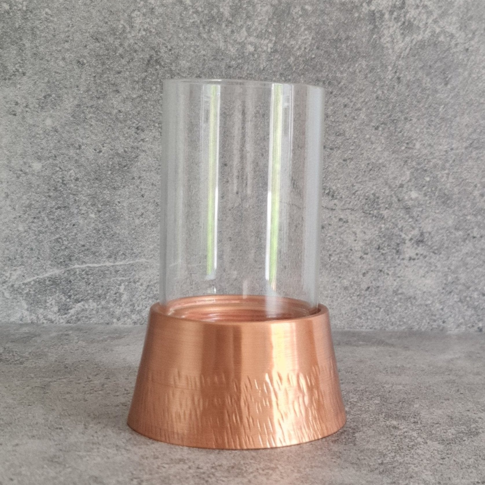 Hurricane Candle Stand, Copper Candle Stand, Home Decor