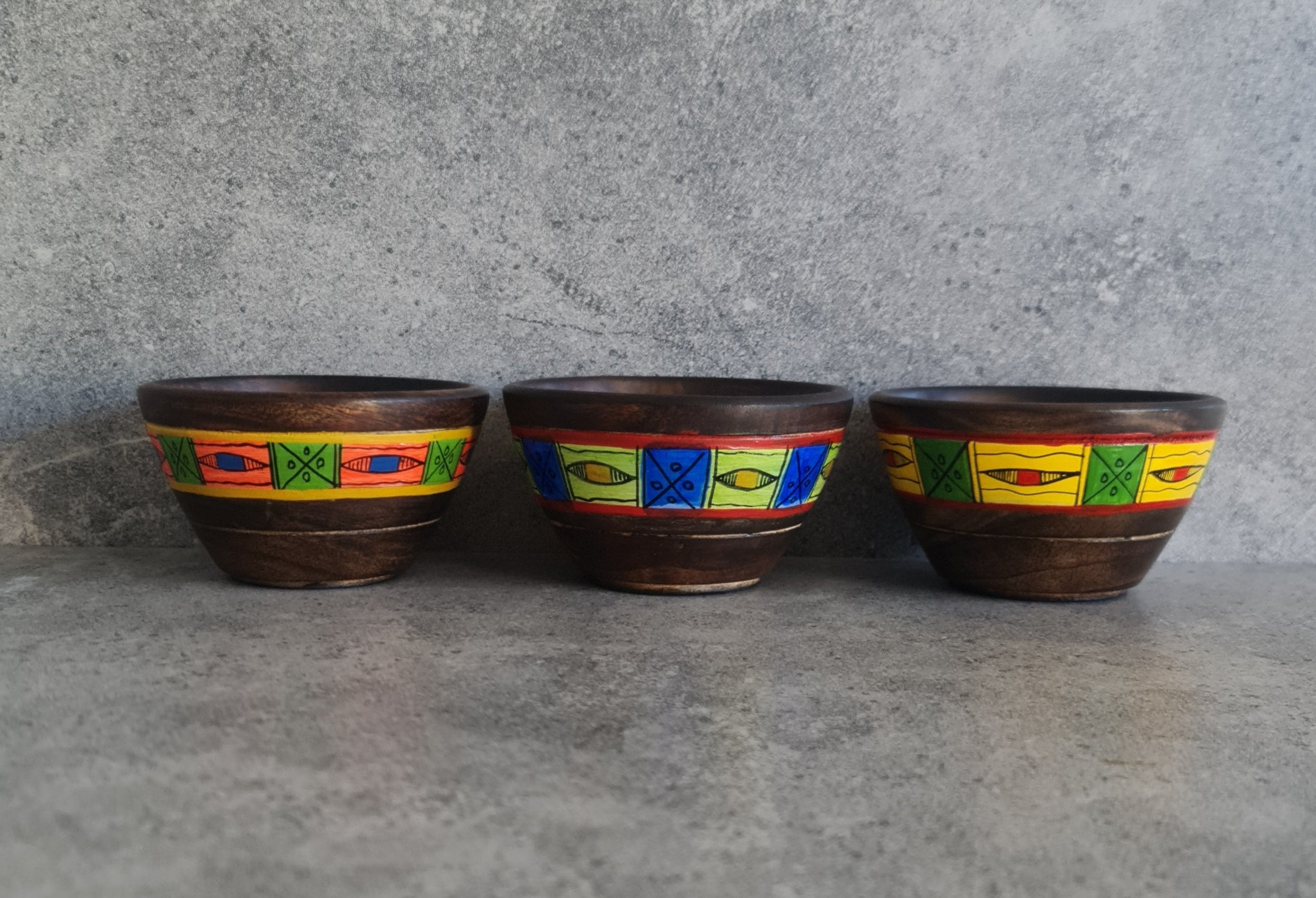 Serving Bowl, Snacks Bowl, Wooden Bowl, Dip Bowl, Decorative Bowl