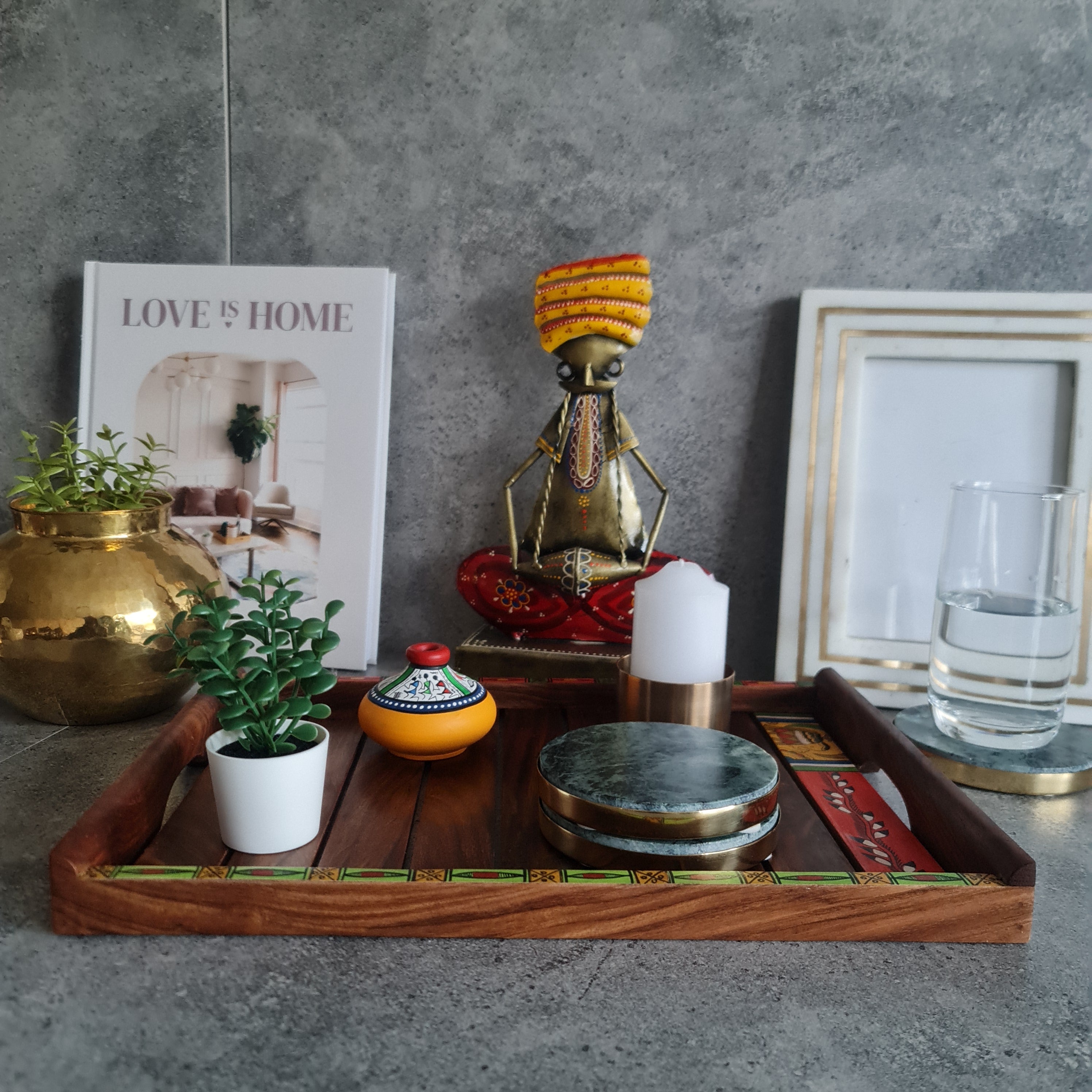 Serving Tray, Wooden Tray, Tray, Platter, Decor