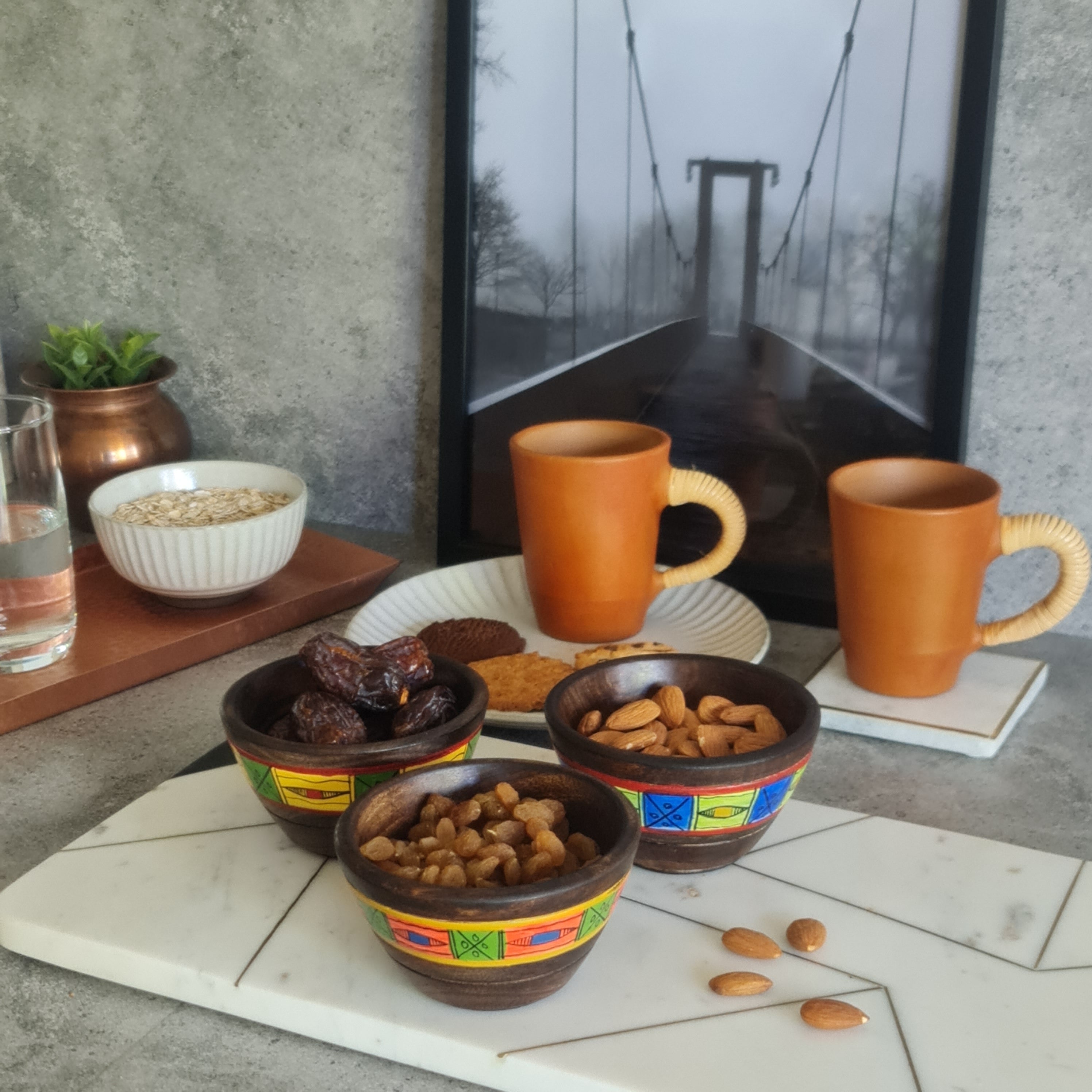 Serving Bowl, Snacks Bowl, Wooden Bowl, Dip Bowl, Decorative Bowl