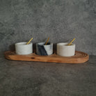 Marble Dip Bowl, Dip Bowl, Set of 3 Dip Bowls