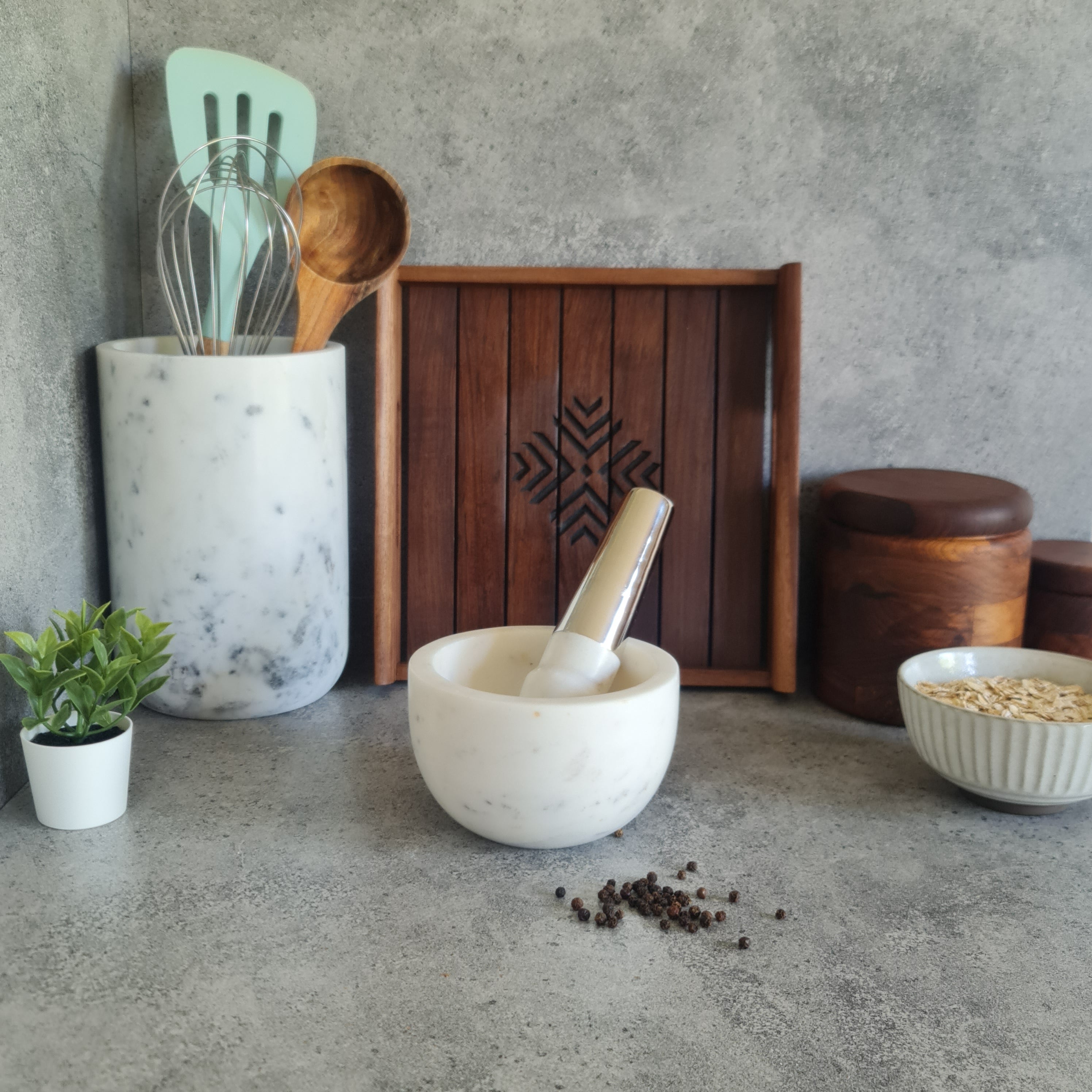 Marble Mortar & Pestle, Mortar and Pestle Marble
