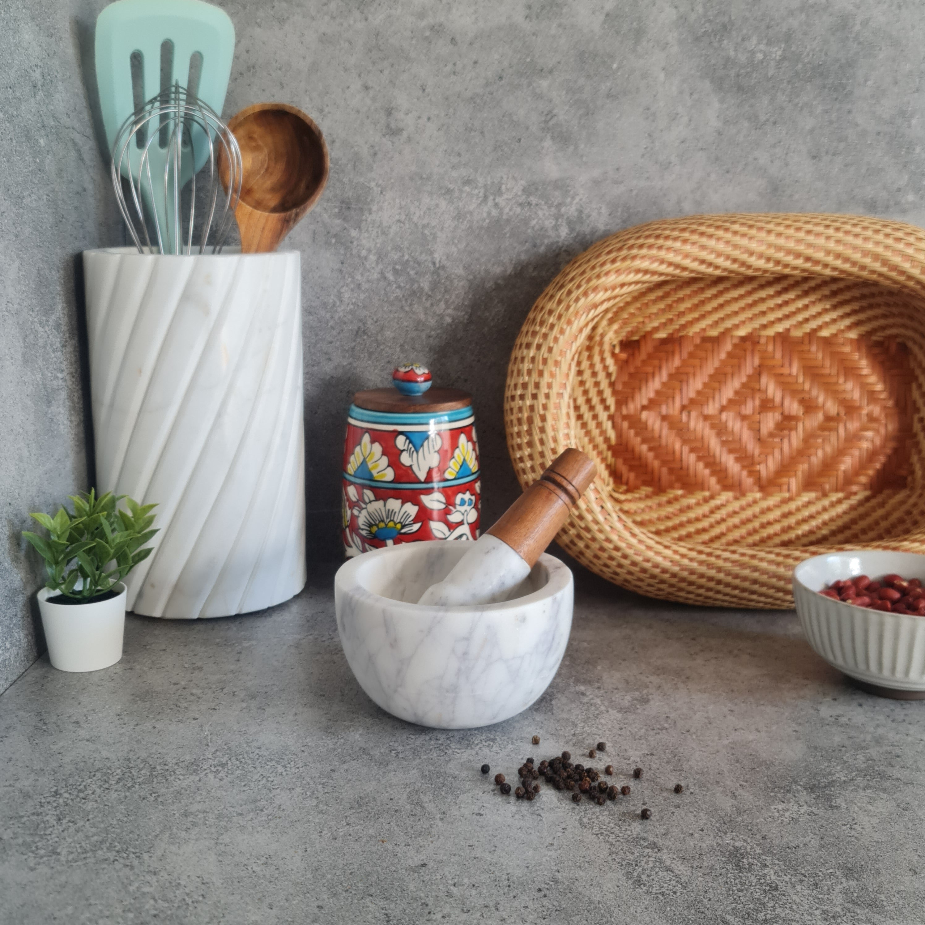 Marble Mortar & Pestle, Mortar and Pestle Marble