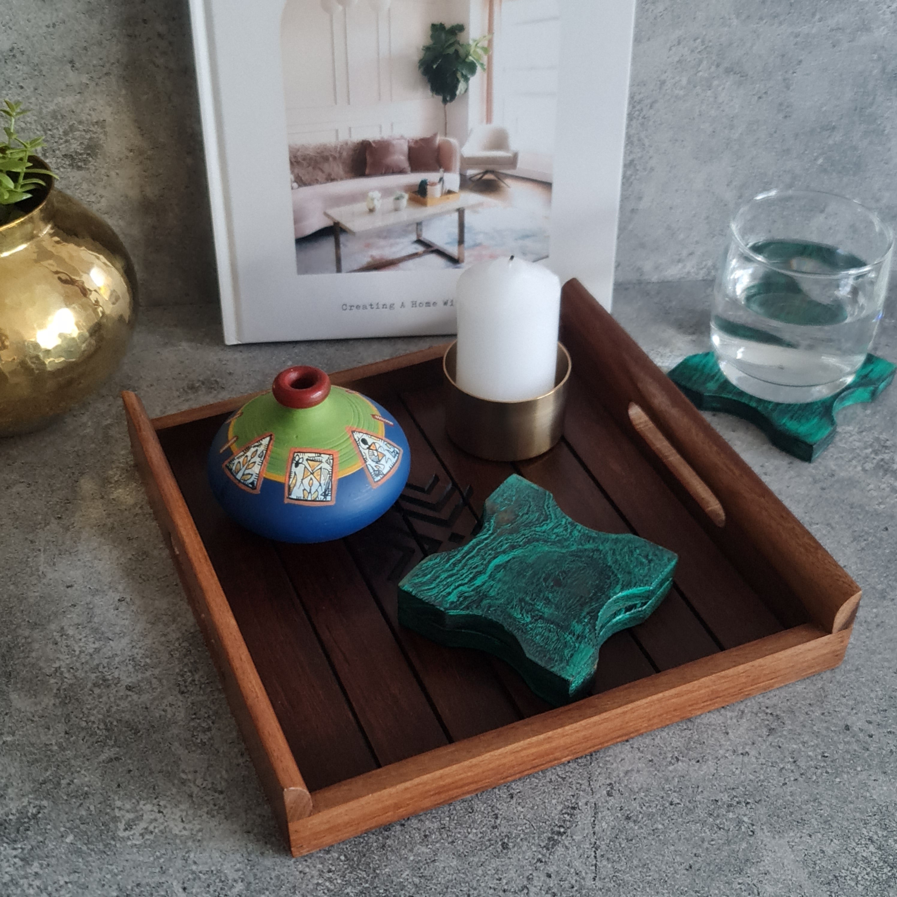 Wooden Tray, Tray, Serving Tray, Serving Plate, Platter, Home Decor, Handmade Tray, Gift