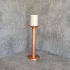 Pillar Candle Stand, Copper Candle Stand, Home Decor, Handcrafted Candle Stand