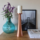 Copper Tapered Candle Stand, Candle Stand, Home Decor, Copper Candle Stand