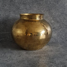 Textura Brass Sphere Vase, Brass Vase, Round Vase, Home Decor