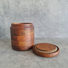 Wooden Jar, Wooden Canister, Canister, Jar