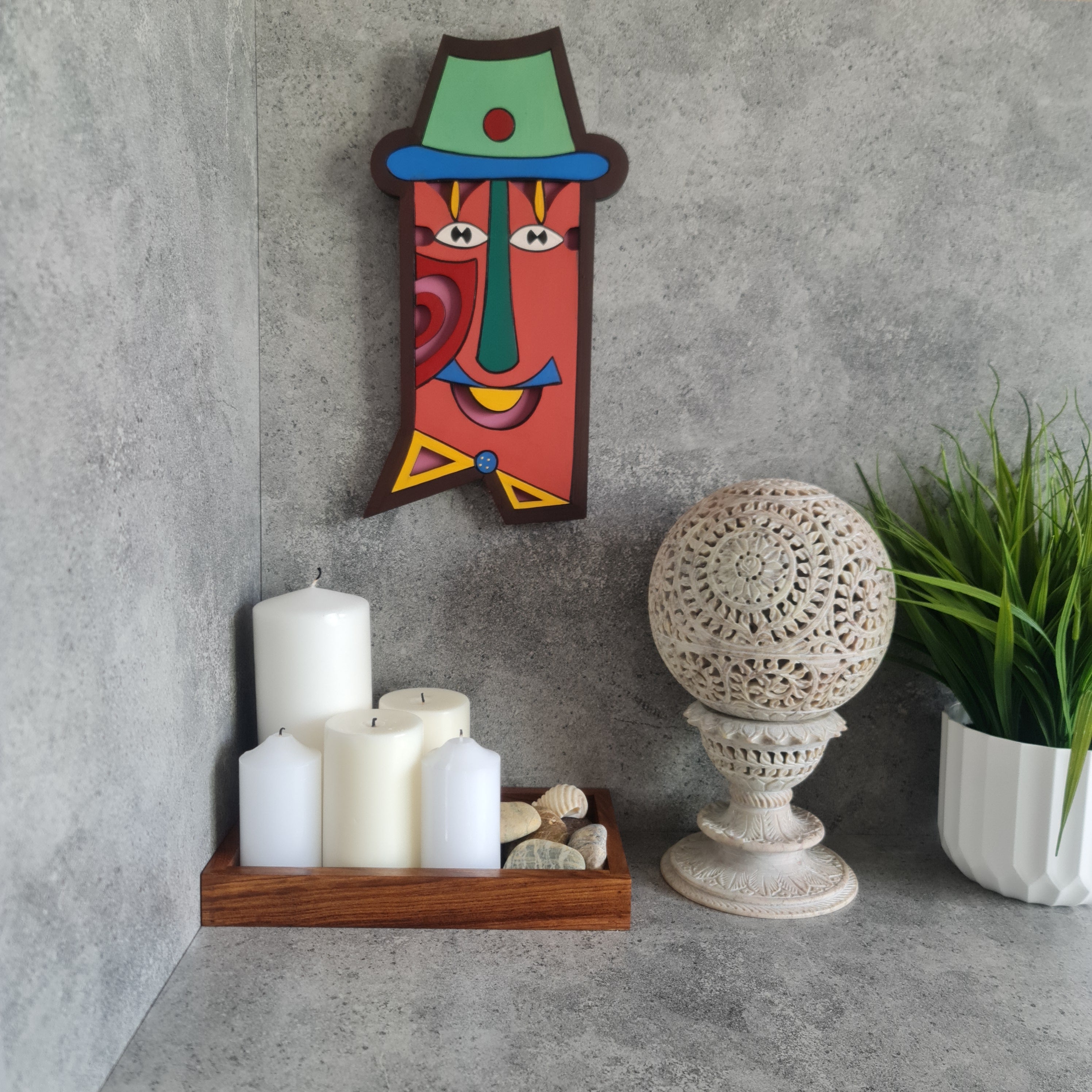 Wall Decor, Rural art, home decor, Gift, Figurines, Decorative Showpiece, Decor Piece