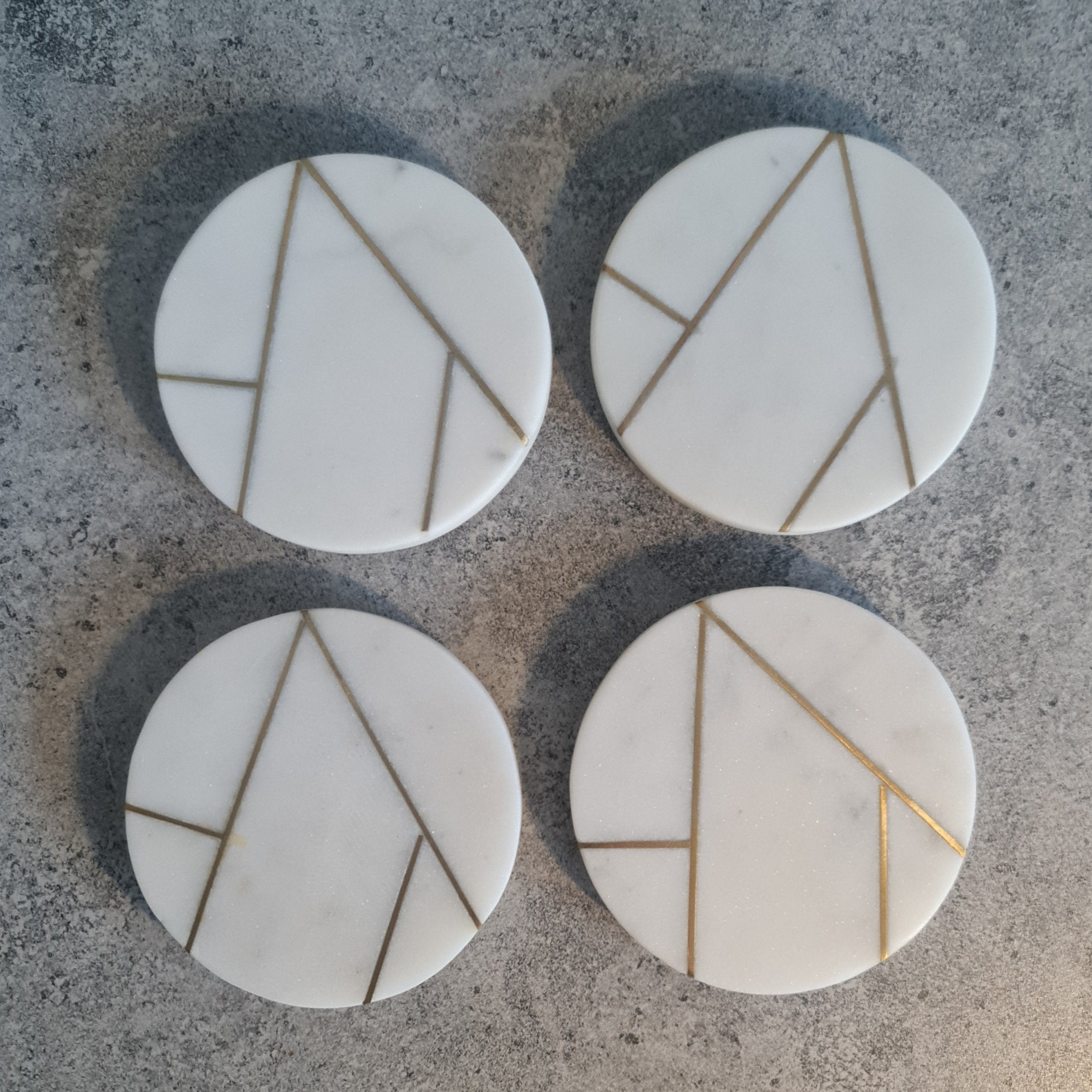 Marble drink Coaster, Coaster, Coaster Sets, Marble Coaster Barware Collection, Gift