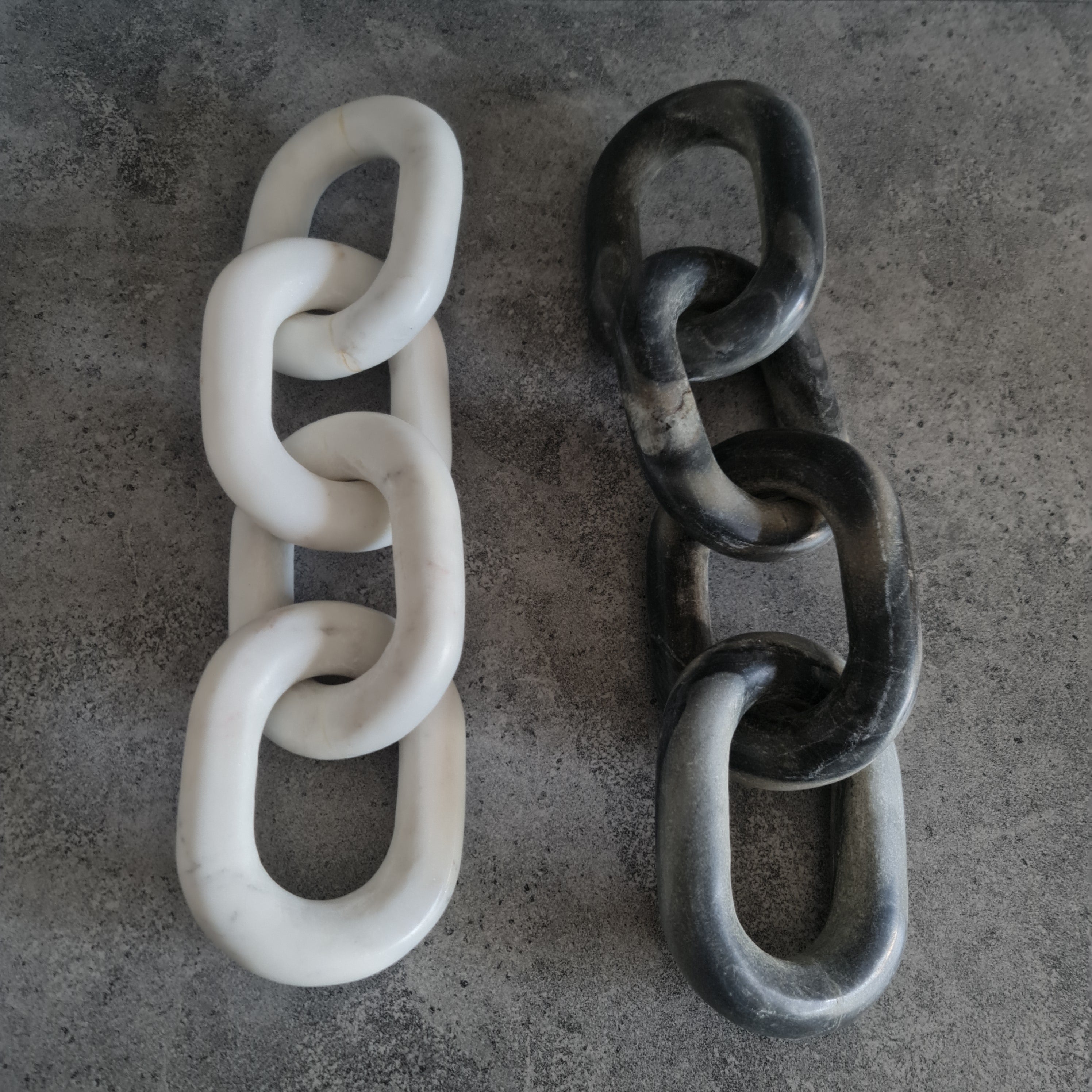 Marble Chain Decor, Home Decor Piece, Marble Chain Home Decor, Figurine